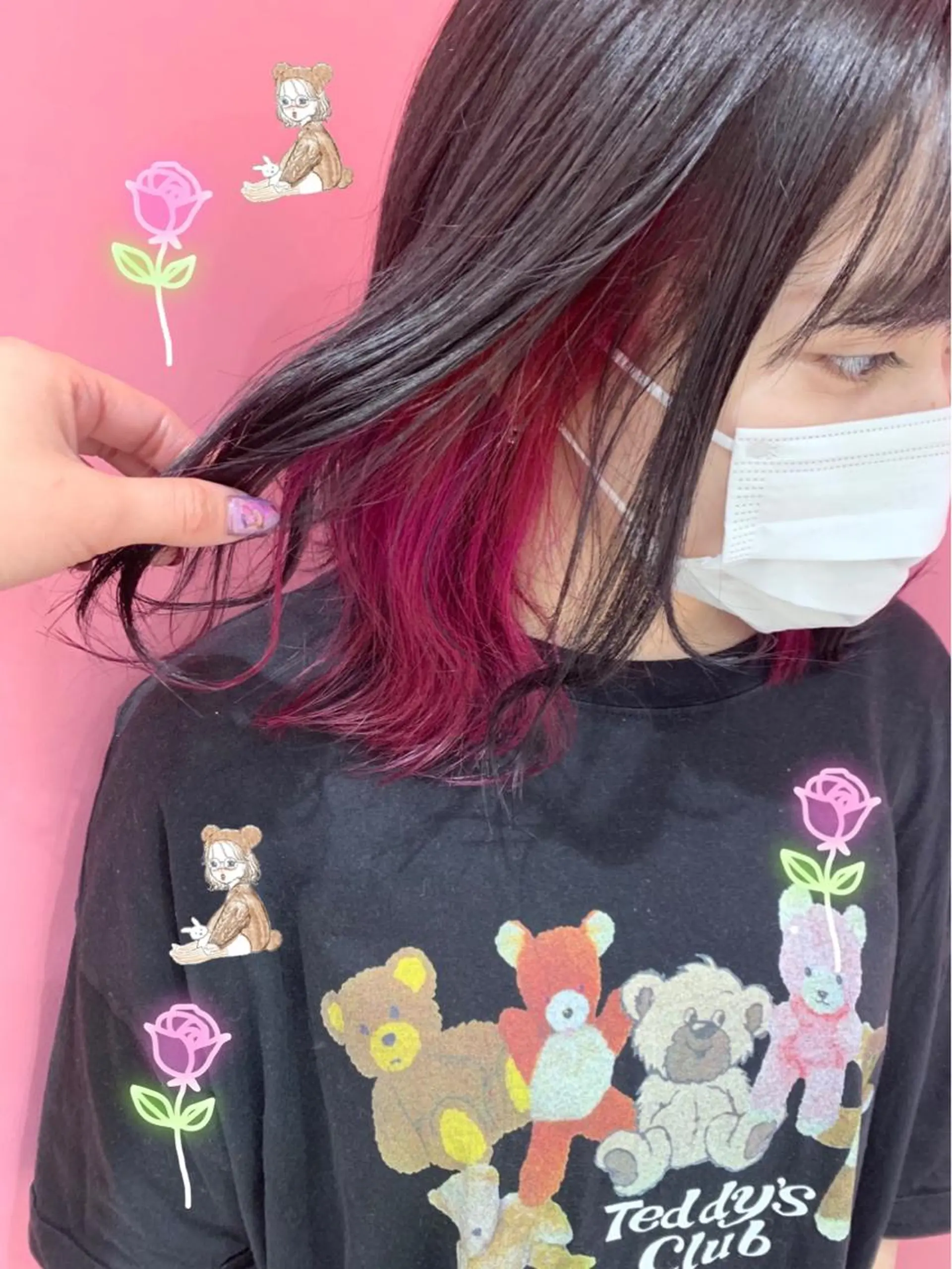 ミディアム カラー インナーカラー EMANON新宿東口所属・新宿駅近♡個室 ♡関口三都季🌜のヘアスタイル