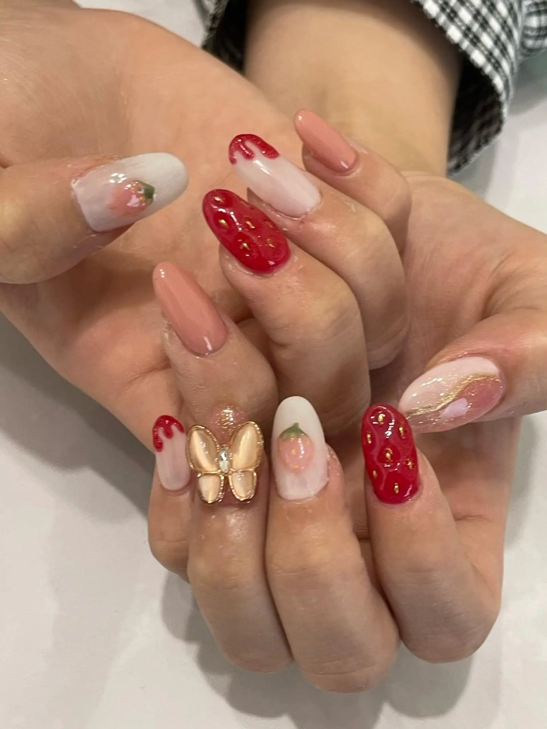 ネイル ガーリー 氷ネイル・うるうるネイル ぷっくりネイル nail salon CIELのネイルデザイン
