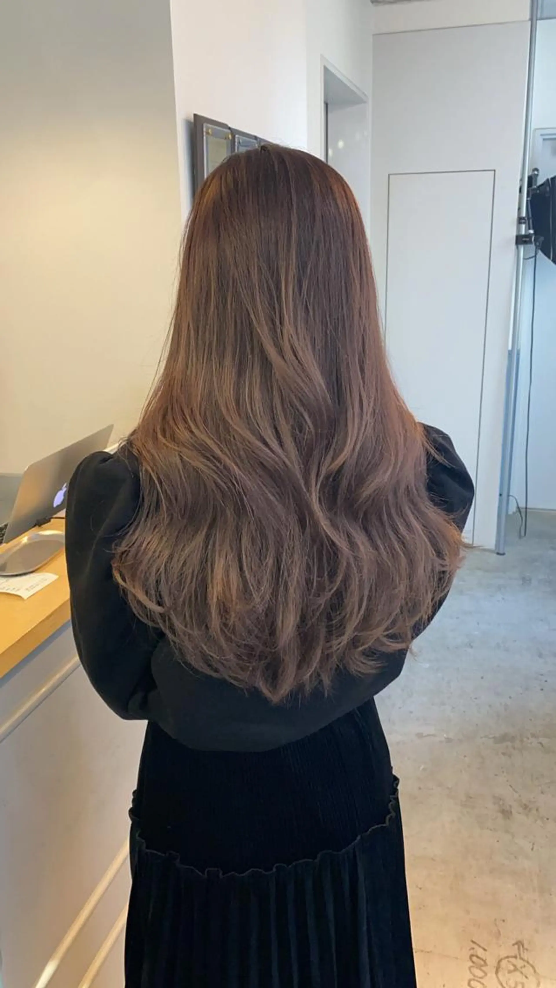 ロング カット ヘッドスパ 韓国レイヤー✨ yasuko銀座のヘアスタイル