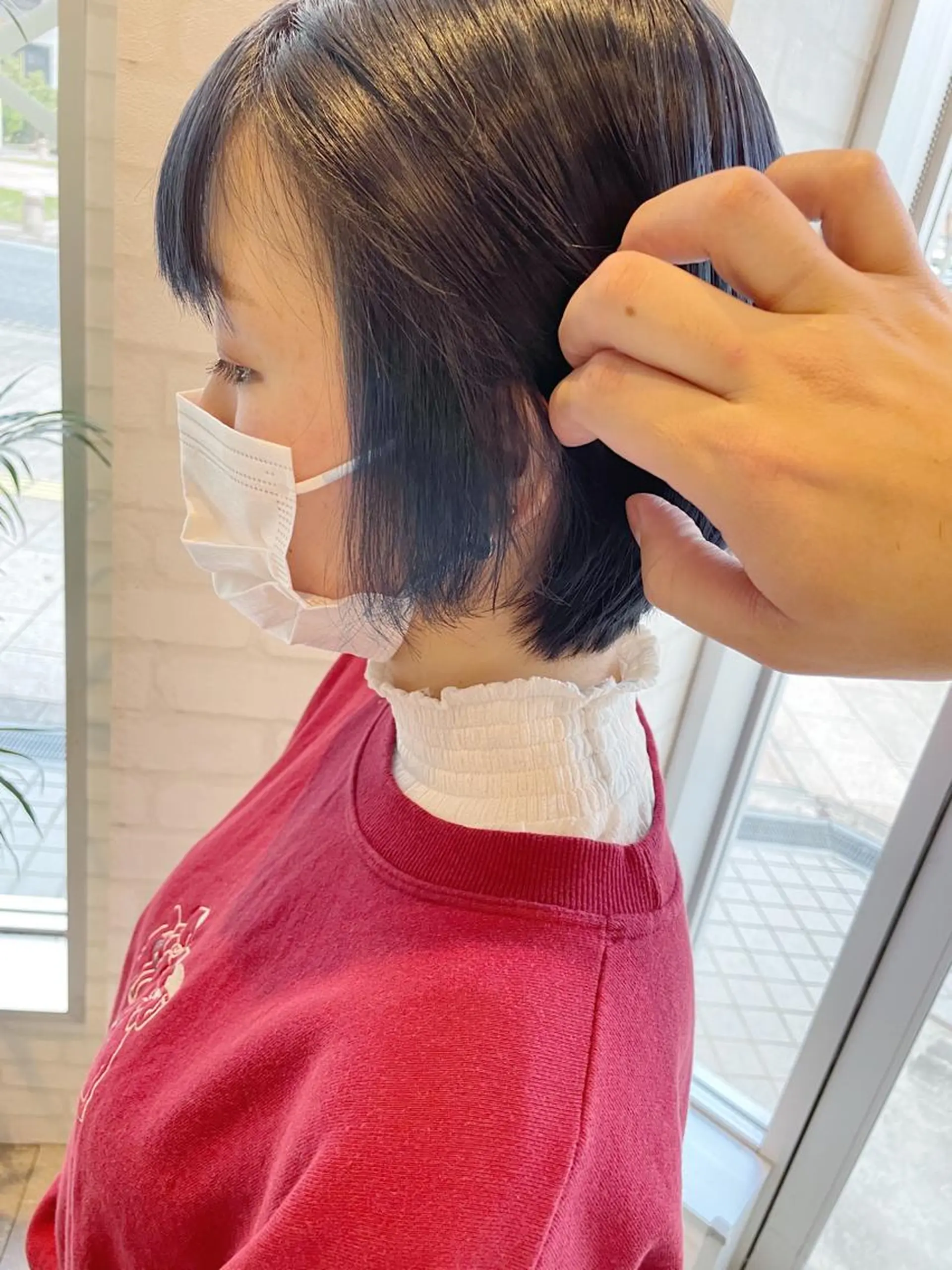 ショート カラー ケアブリーチ /髪質 改善/古橋圭史郎のヘアスタイル