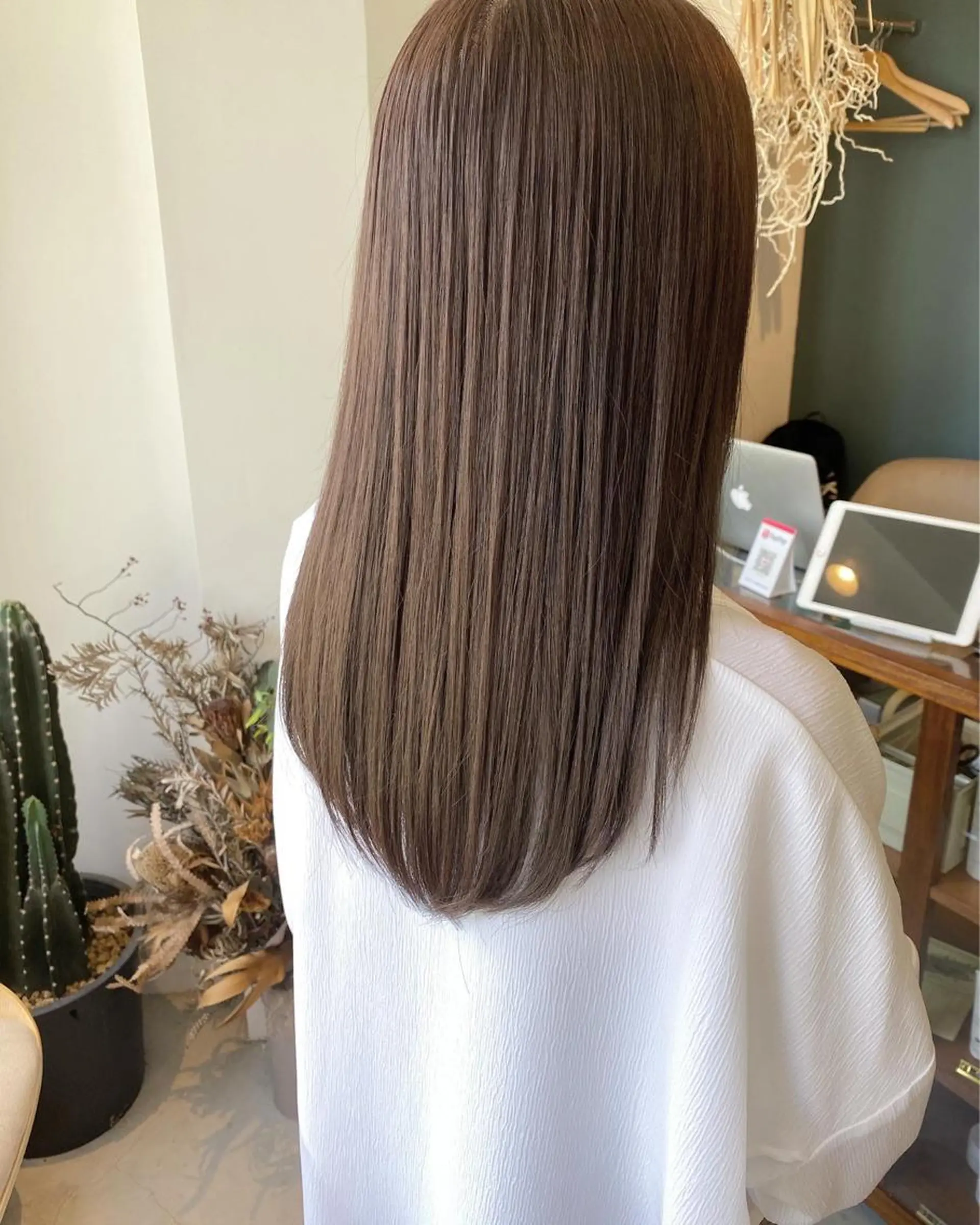 ロング カラー パーマ 髪質改善 縮毛矯正 トリートメント OVER→三軒茶屋 /縮毛矯正・髪質改善のヘアスタイル