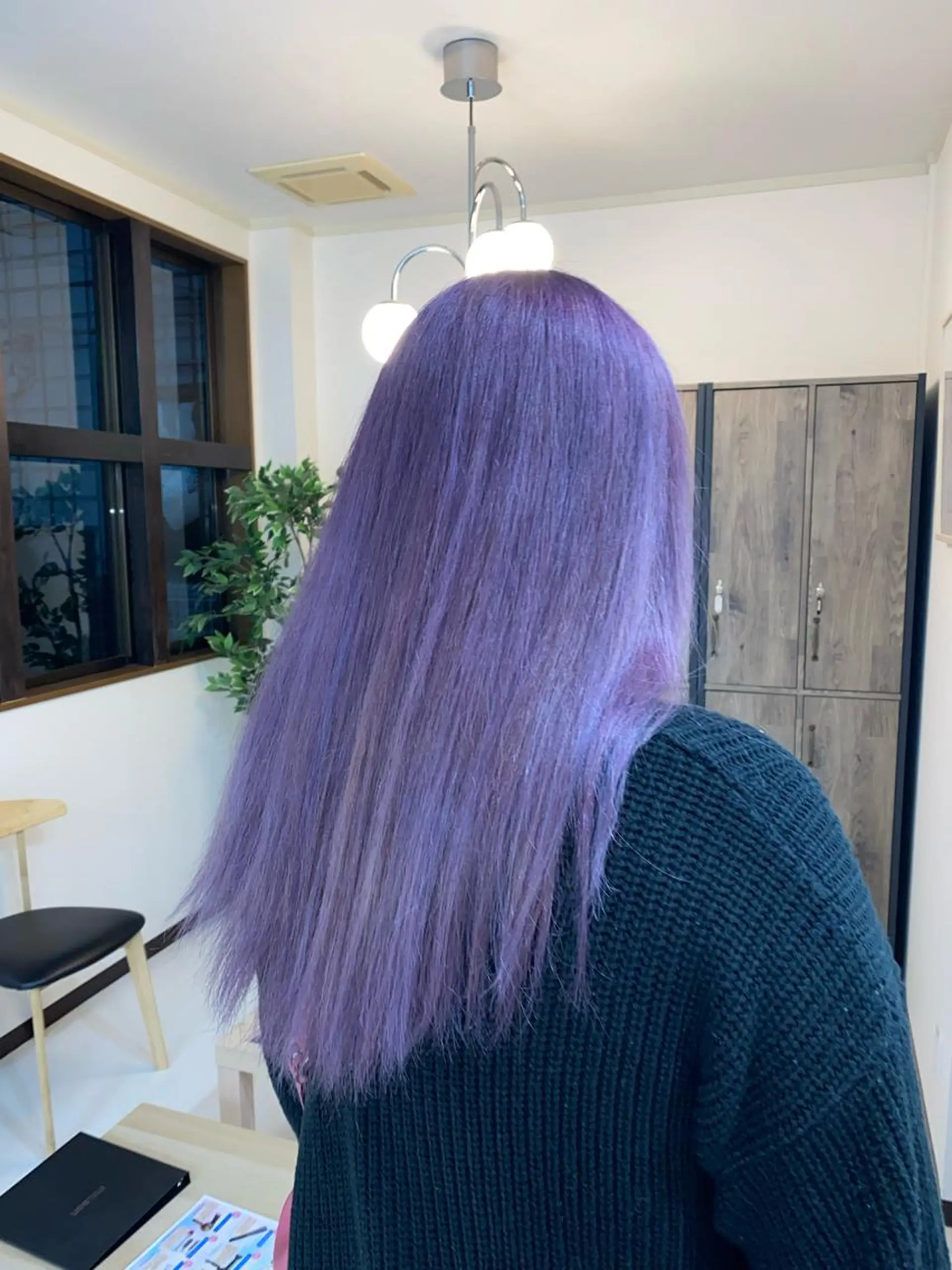 ロング ヘアカラー 手塚 麗のヘアスタイル