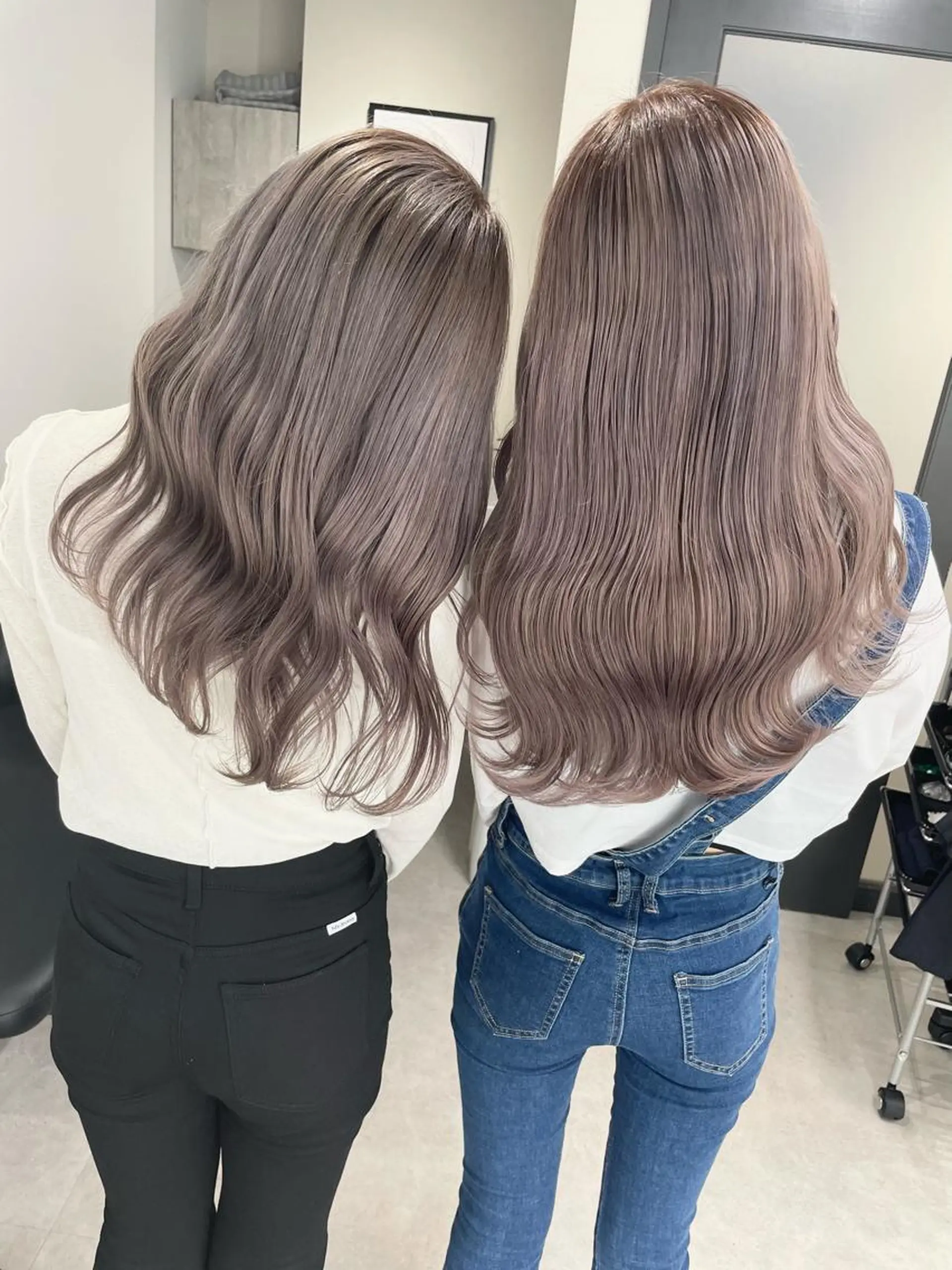 ロング カラー ヘアカラー トリートメント 髪質改善will hairdesignのヘアスタイル