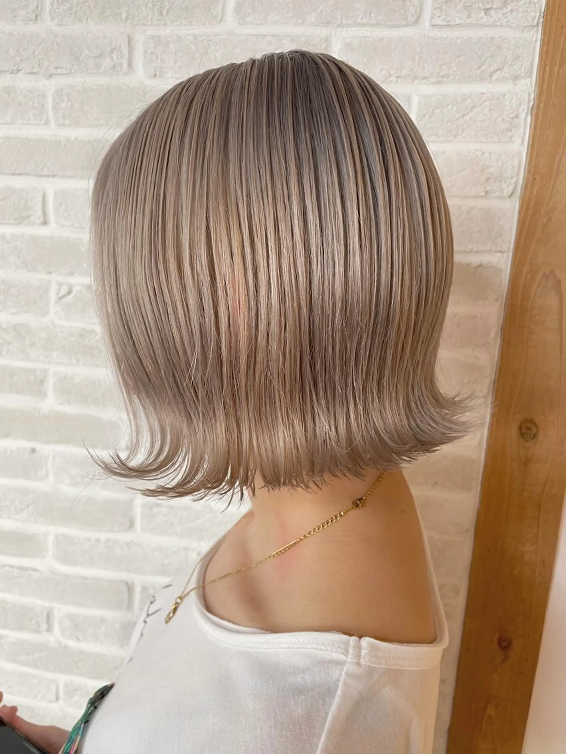 ショート カラー hair salon Ranun髪質改善のヘアスタイル