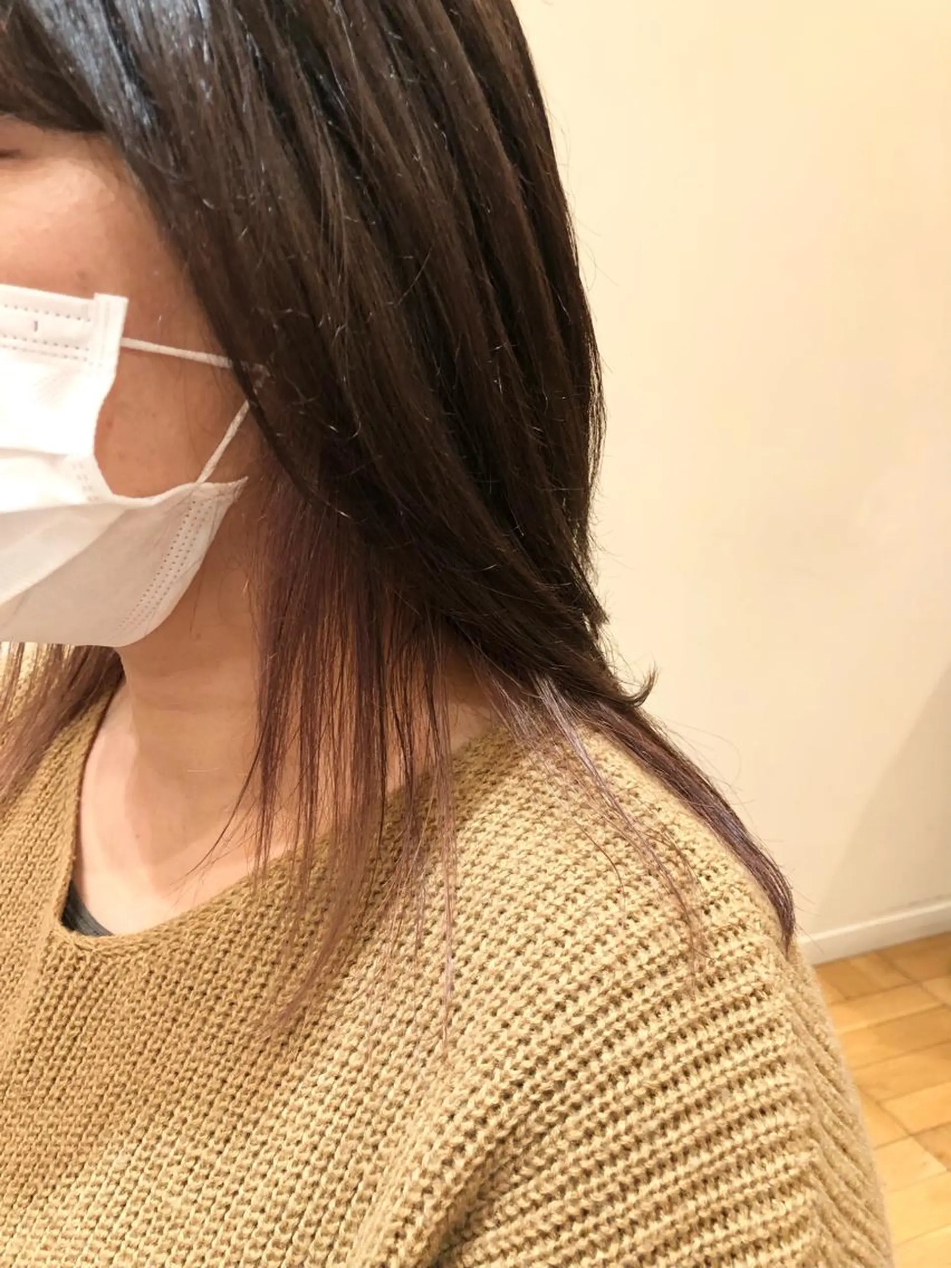 ミディアム カラー ブリーチ インナーカラー Ｈａｉｒ’ｓ Ｇａｌｌeｒｙ所属・✨堺東駅近✨阪上 沙織のヘアスタイル