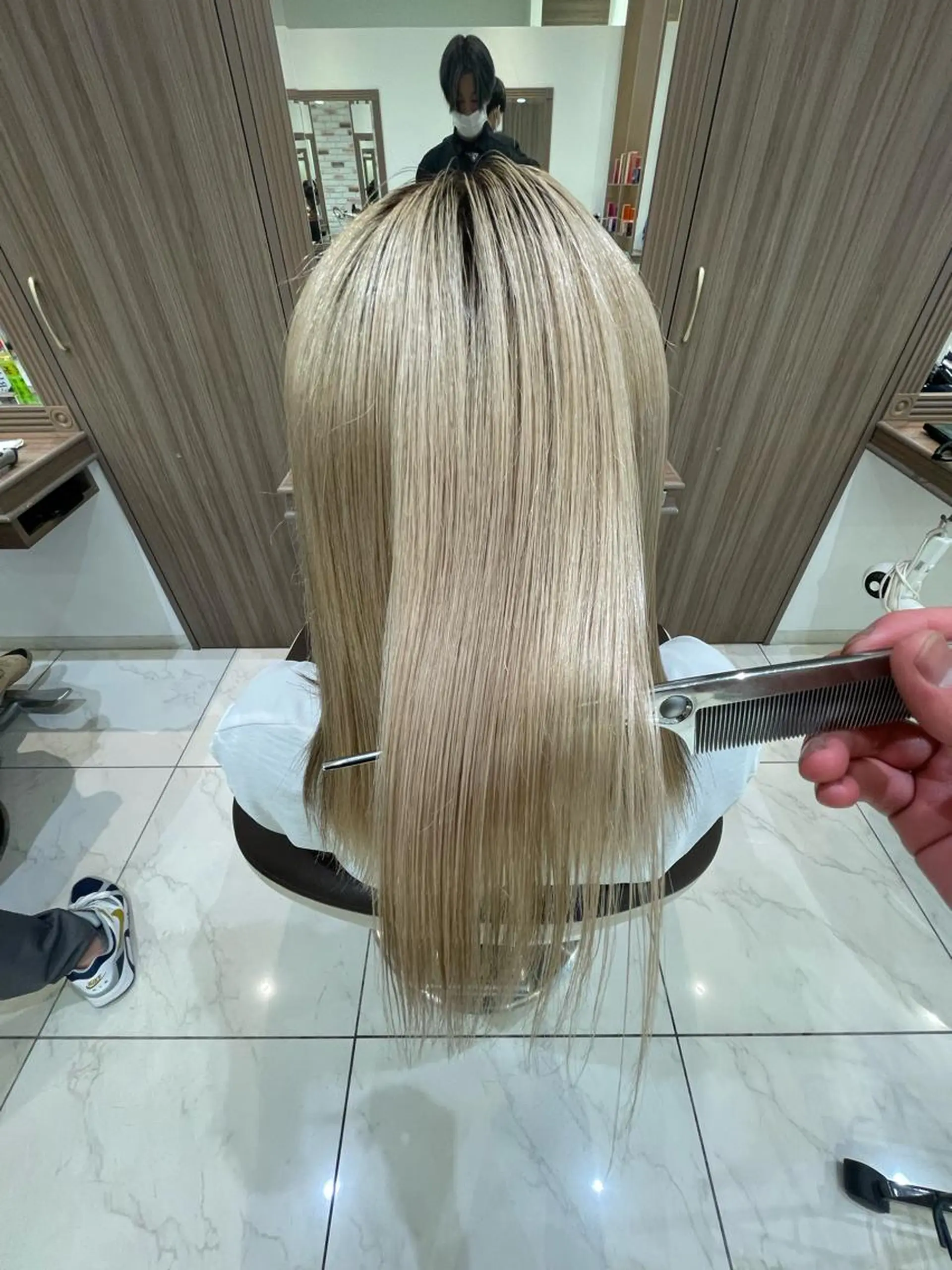 ミディアム カラー トリートメント 菊池 遼/透明感 /韓国レイヤー/艶感のヘアスタイル