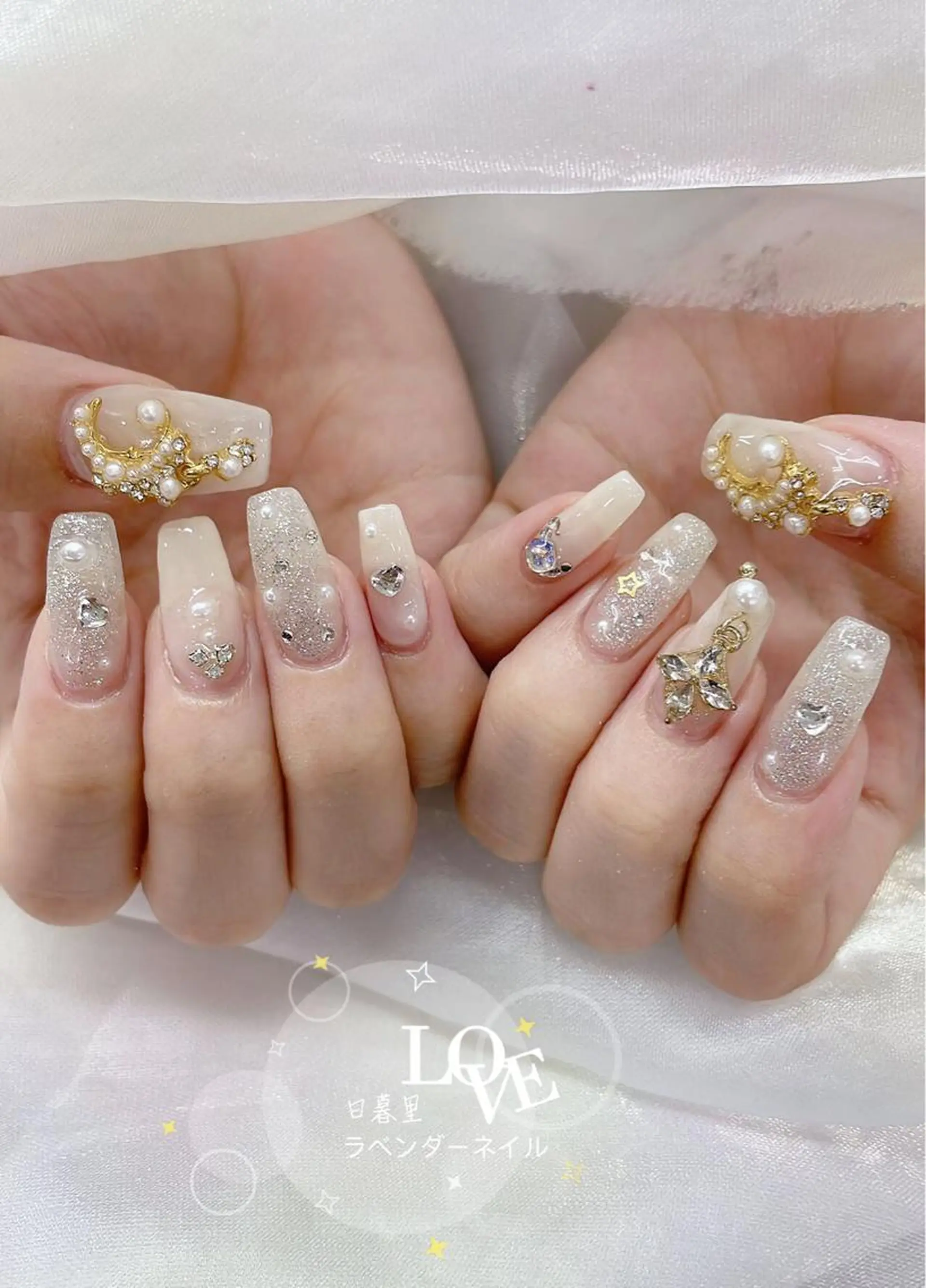 ネイル ラベンダー💖日暮里 ルル💖ネイルのネイルデザイン