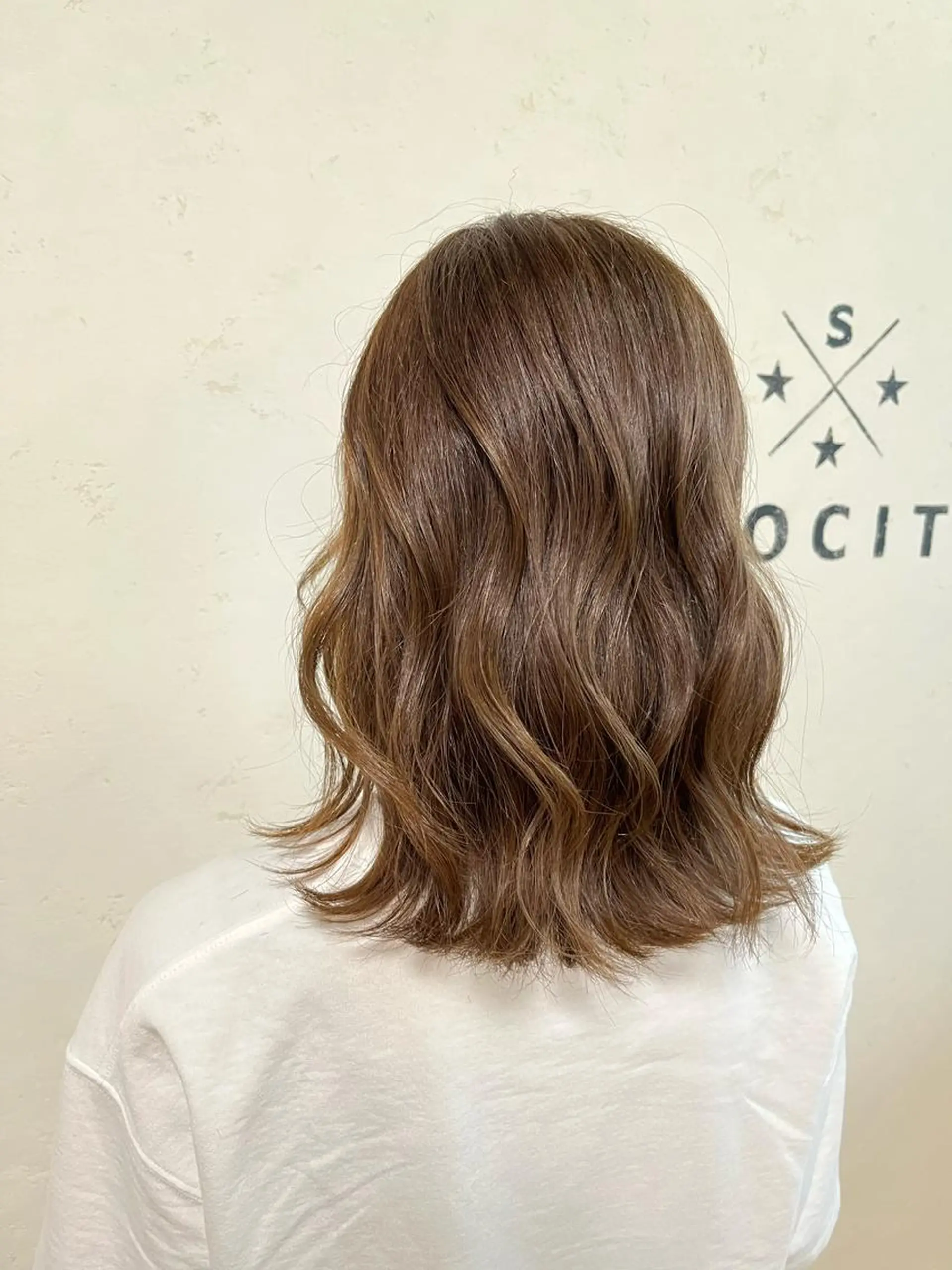 ミディアム カット ヘアカラー トリートメント HAIR &  SPA SOCIT所属・山﨑 大二郎のヘアスタイル