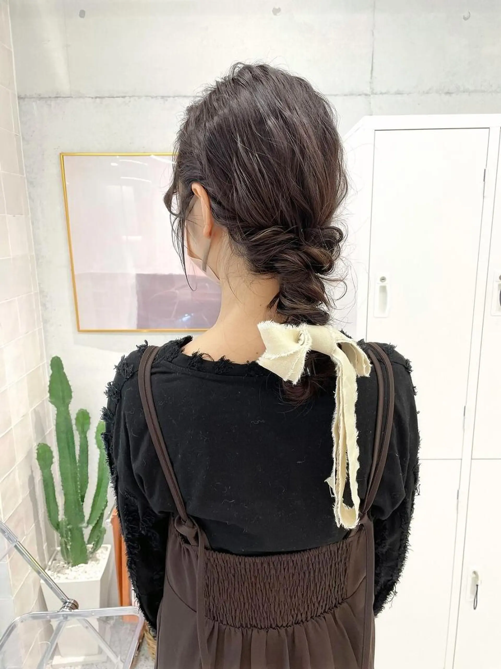 ヘアアレンジ 透明感カラー ‎🤍Harukaのヘアスタイル