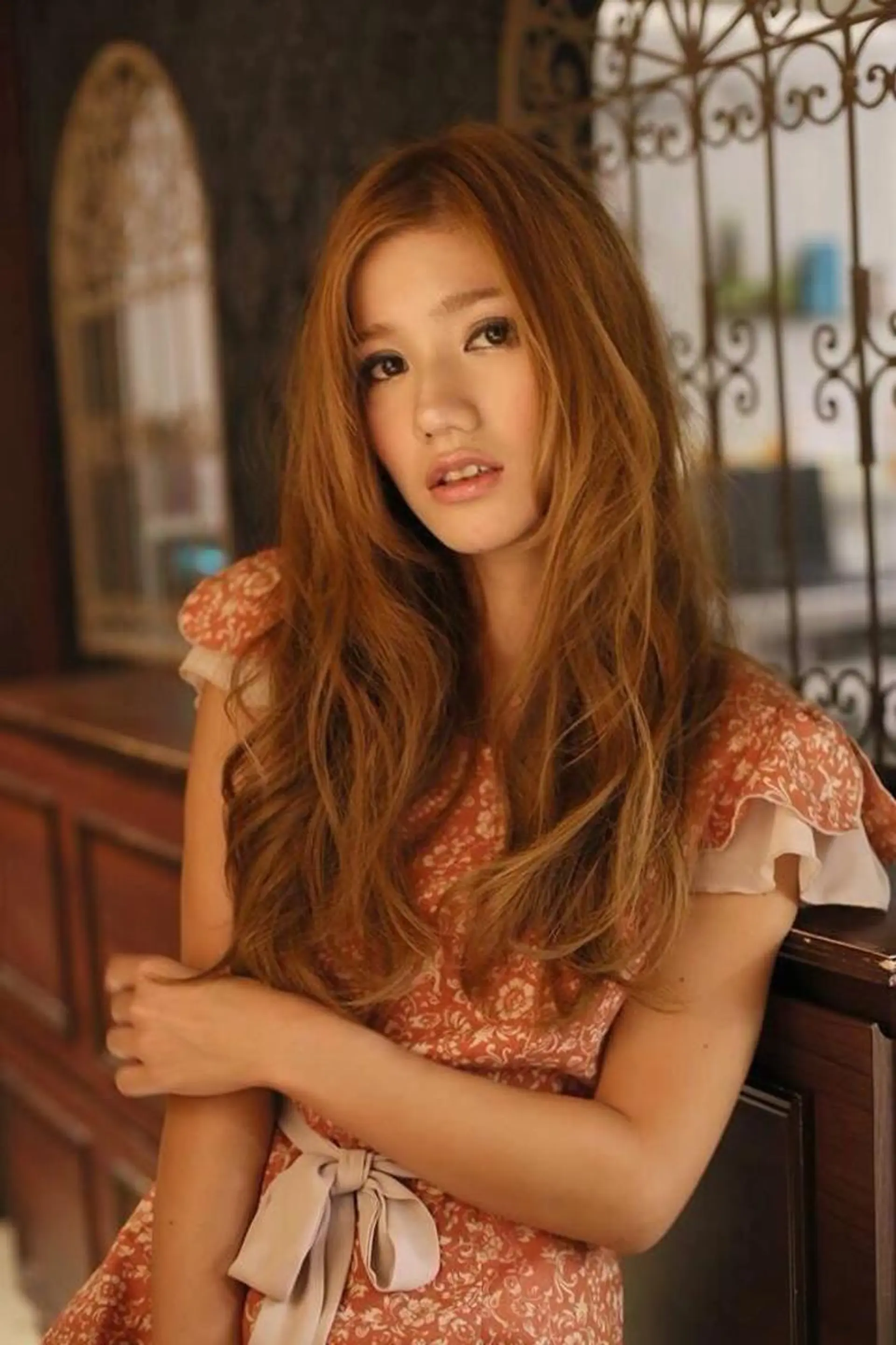 ミディアム セミロング ロング カラー 透明感カラー レイヤーカット 縮毛矯正⭐️ TAKAHIROのヘアスタイル