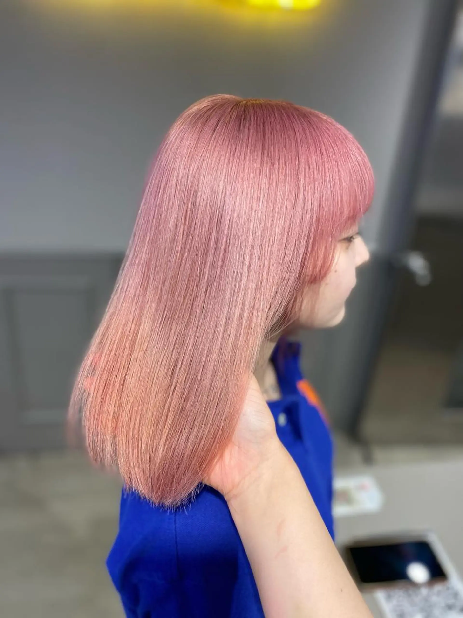 セミロング カラー ヘアアレンジ ダブルカラー/ 横浜/JURIのヘアスタイル