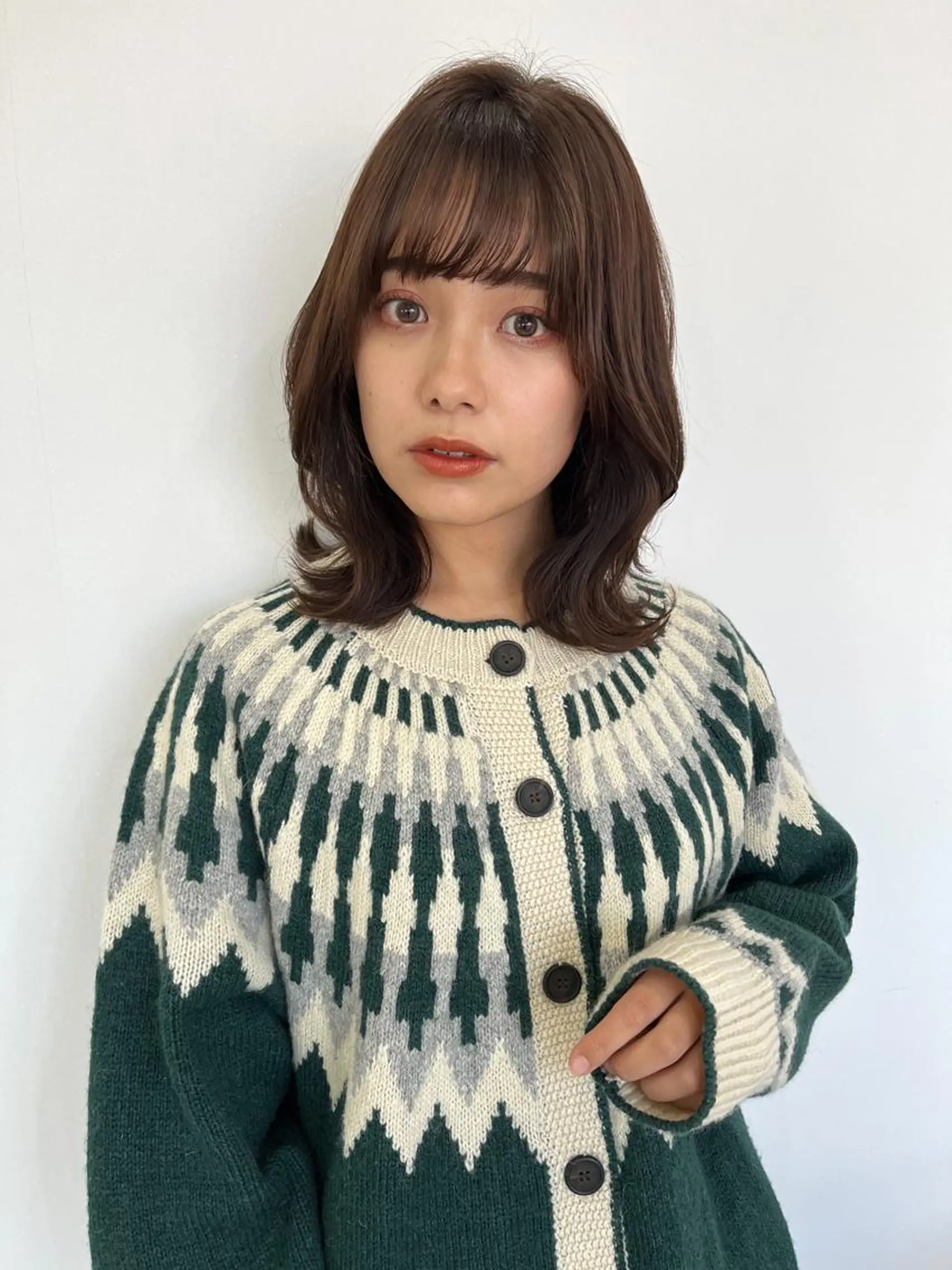 ミディアム ヘアカラー ヘッドスパ 美髪スペシャリスト/ 予約空きあり/若狭葵のヘアスタイル