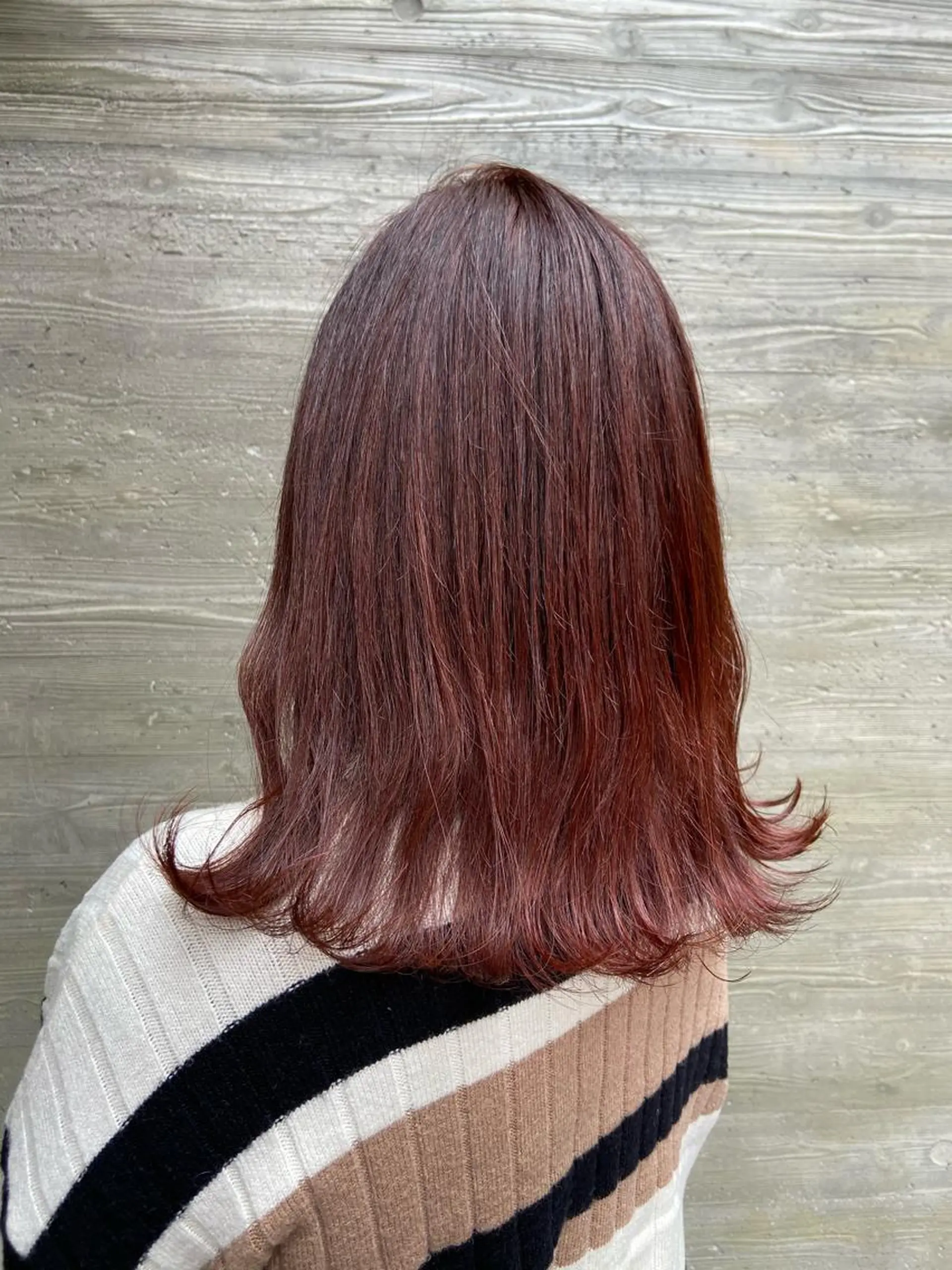 セミロング カラー ブラウンカラー 暗髪/艶髪/Ono .のヘアスタイル