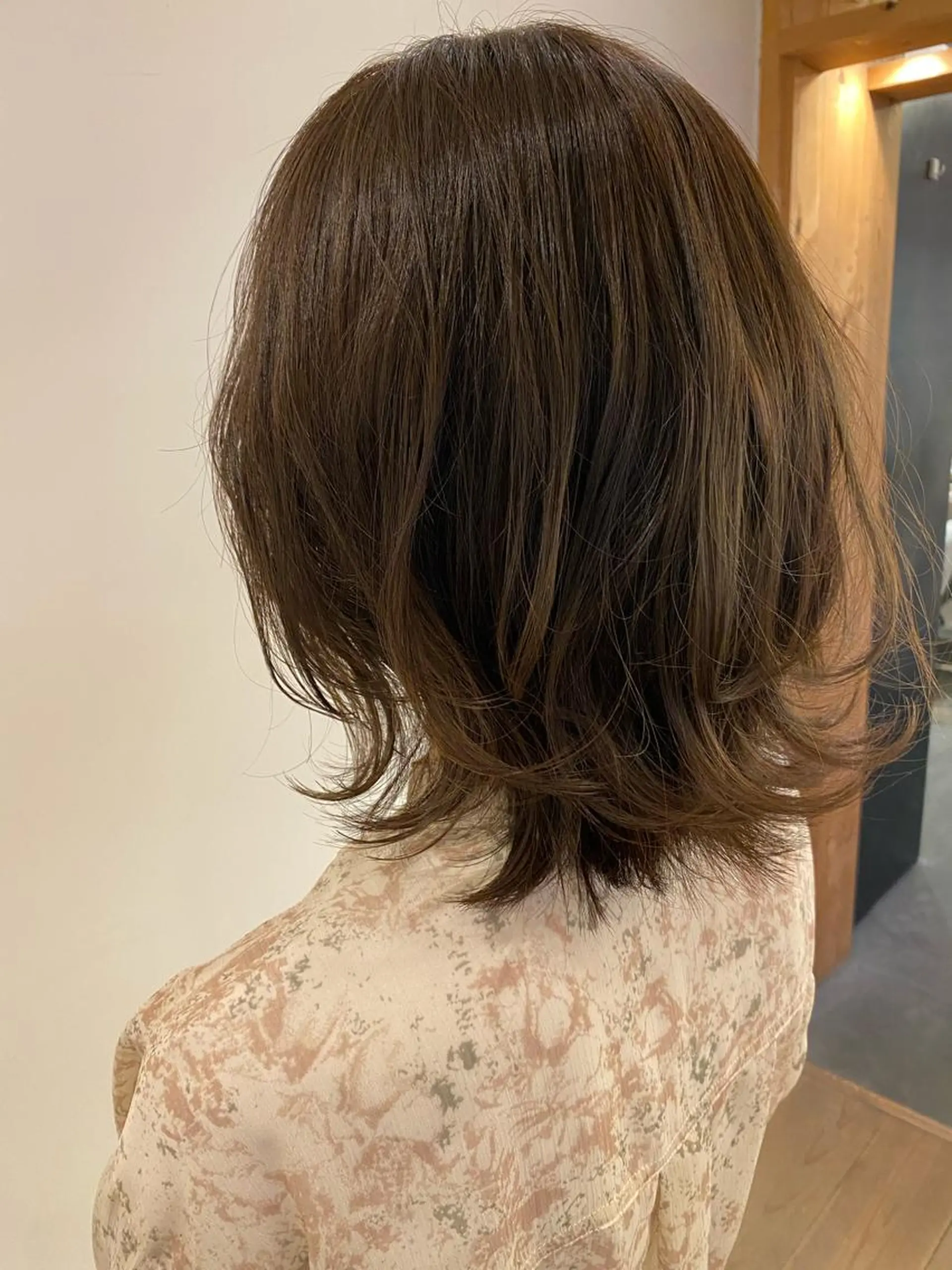 ミディアム カラー 髪質改善 大内翔太のヘアスタイル