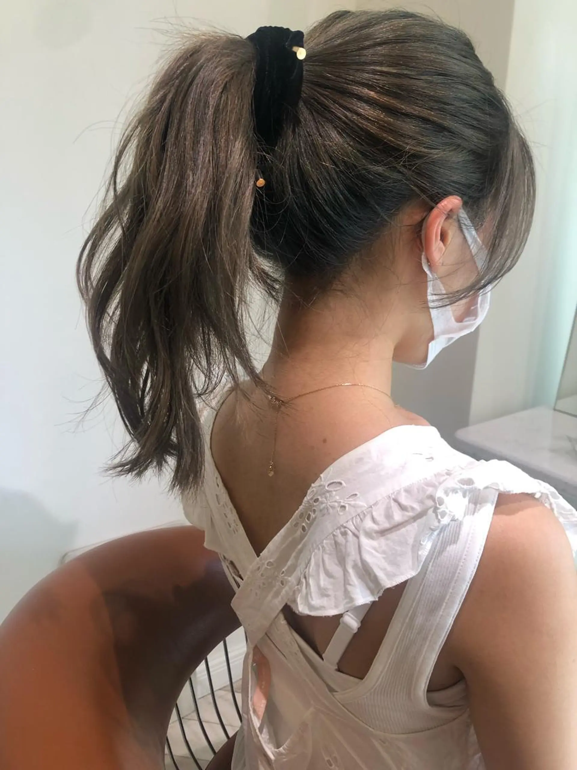 カラー ヘアカラー ブリーチカラー🎀 韓国風/寺門美優のヘアスタイル