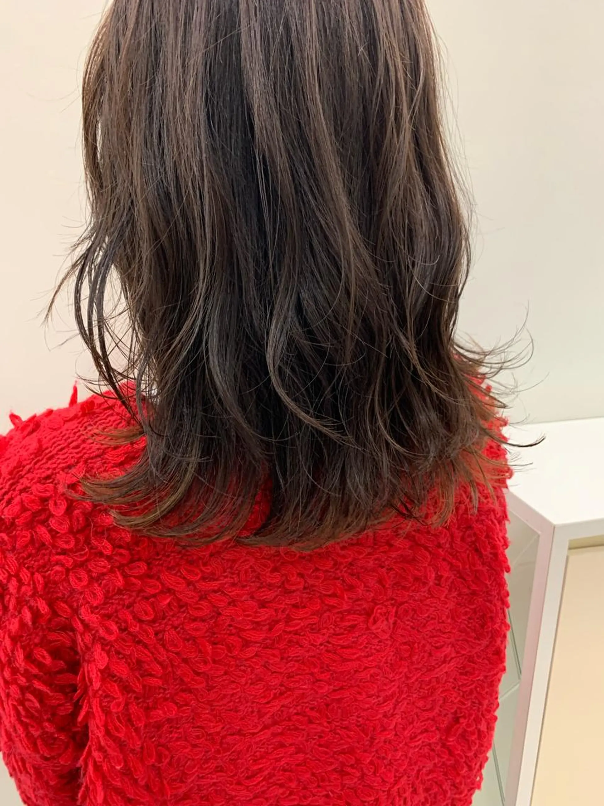 ミディアム カラー パーマ ヘアアレンジ メンズ レイヤーカット ローレイヤー 原宿パーマ kazuのヘアスタイル