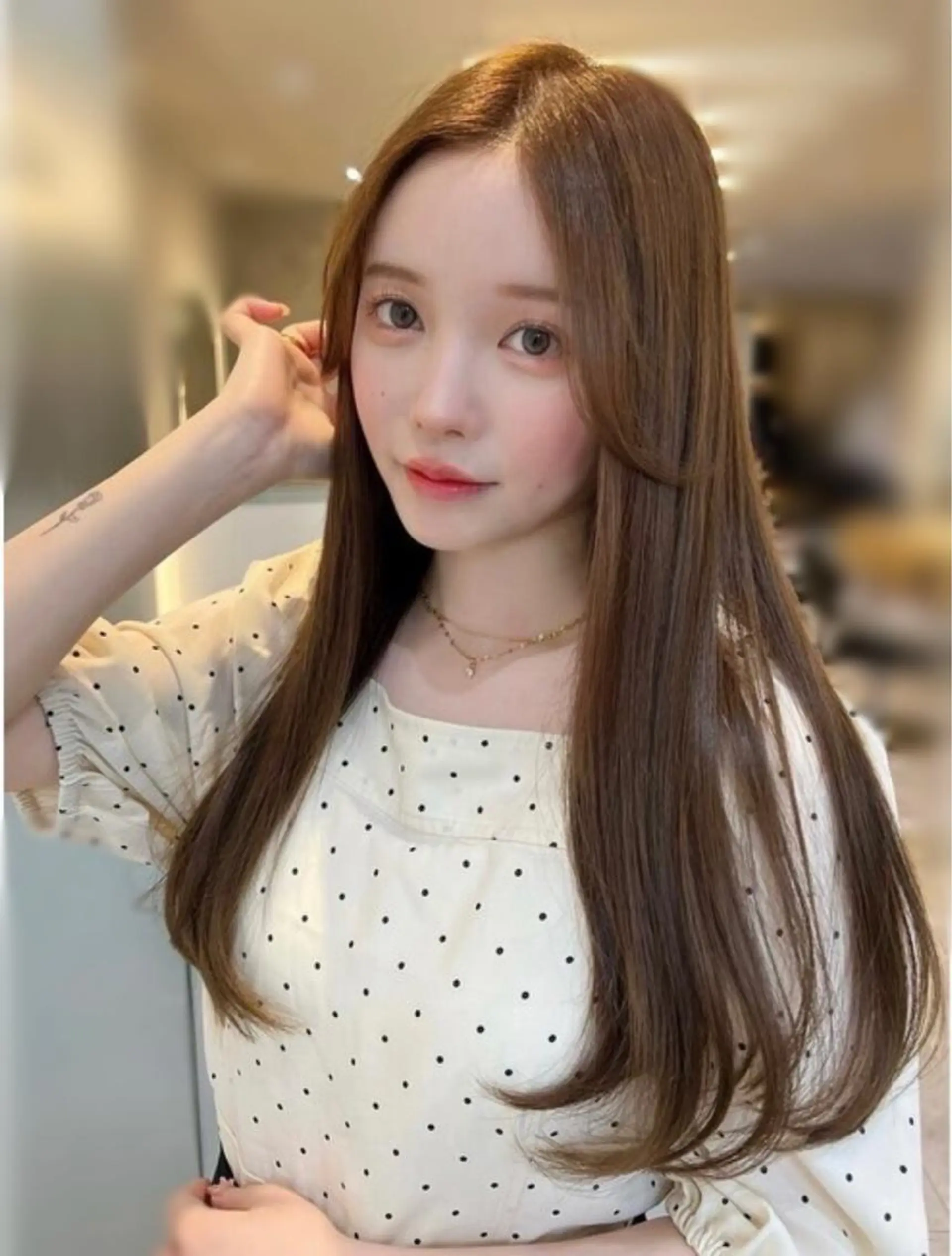 ロング カラー トリートメント 👑人気韓国ヘア👑 髪質改善Zina真鍋のヘアスタイル