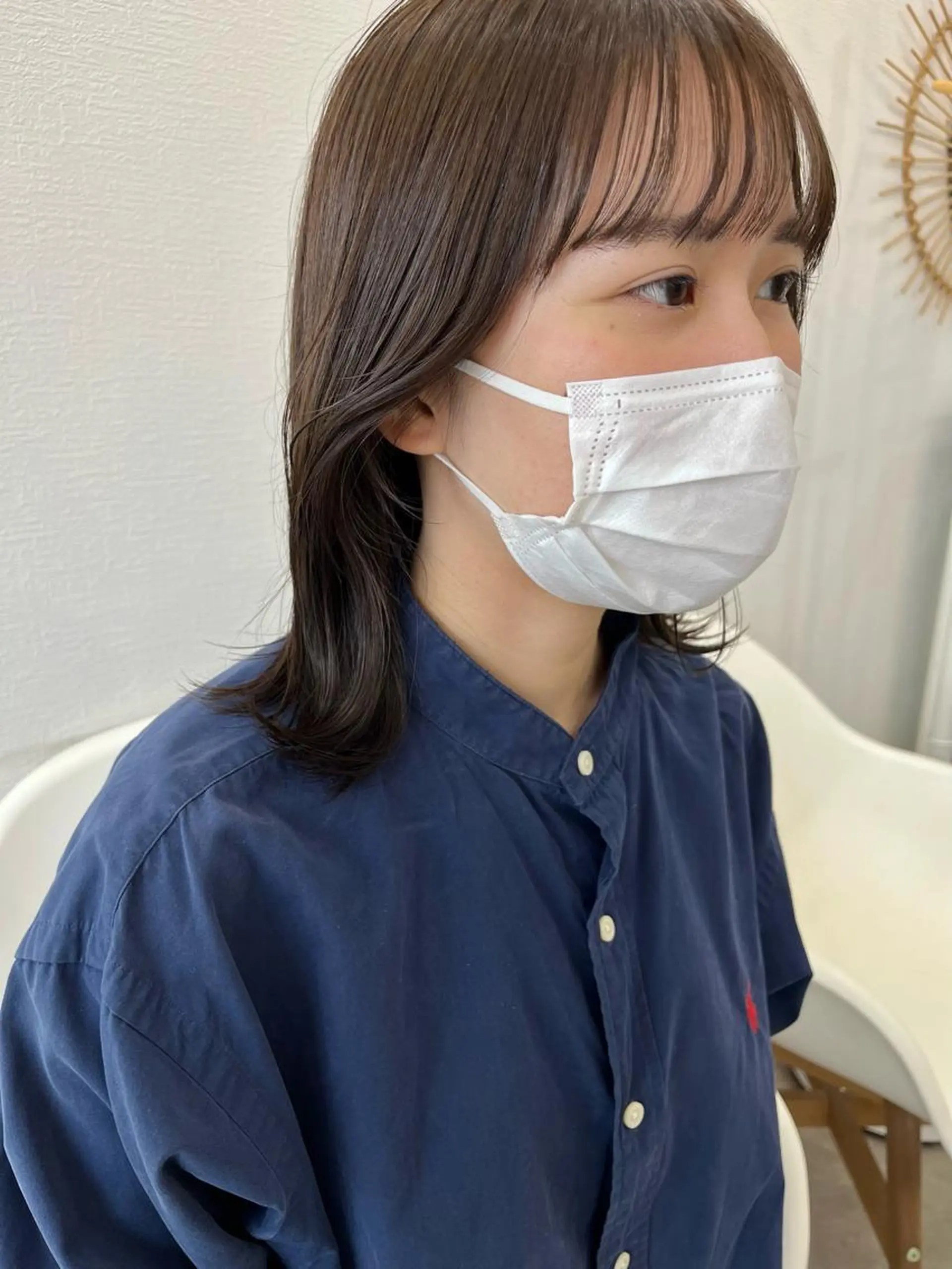 ミディアム カラー カット ヘアカラー トリートメント 🌼sunc HINAMI🌼のヘアスタイル