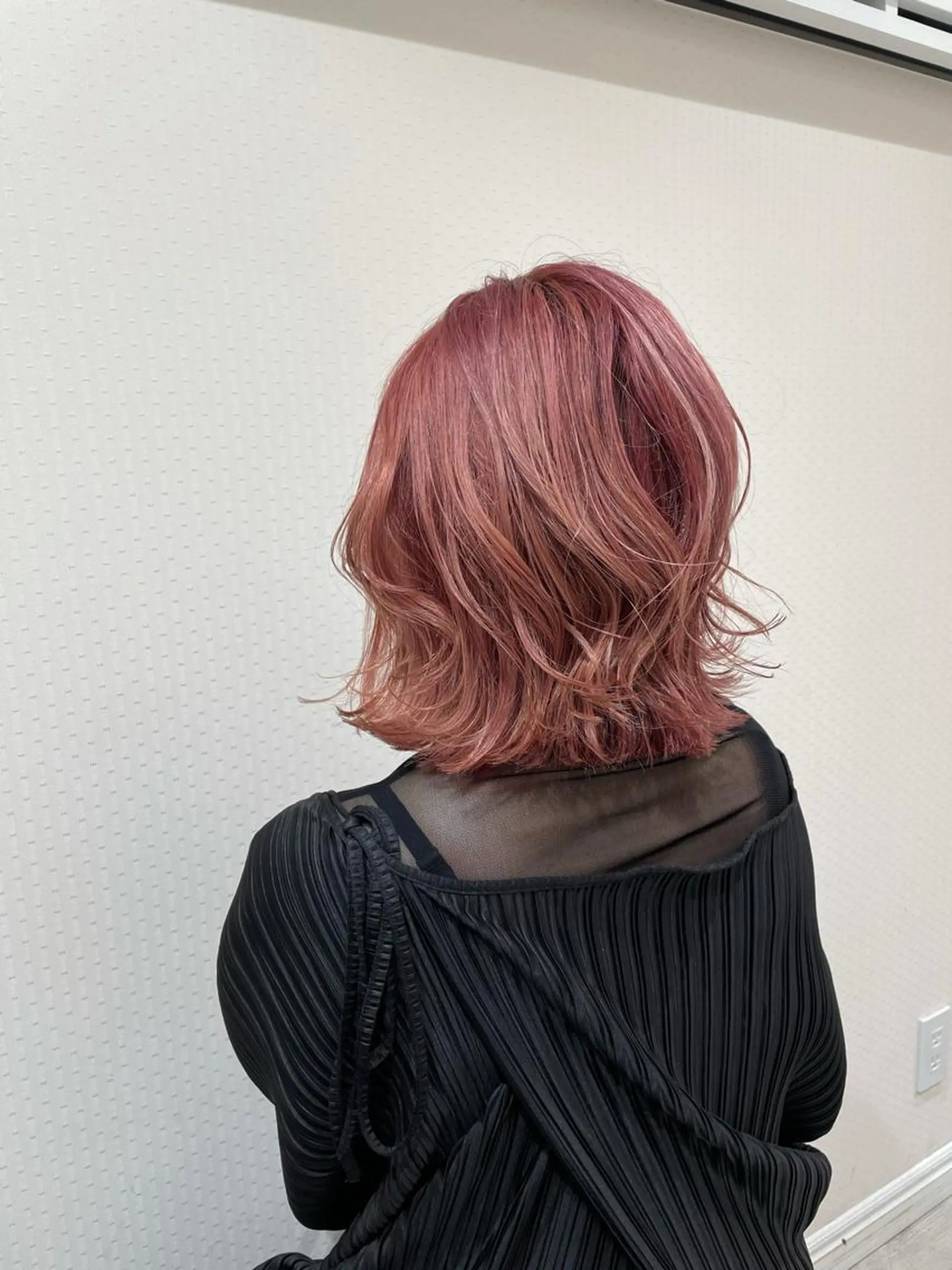 ミディアム カラー ハイトーンカラー ピンクカラー ヘアカラー トリートメント 似合わせ🌿‬髪質 改善🧸RYUGOのヘアスタイル