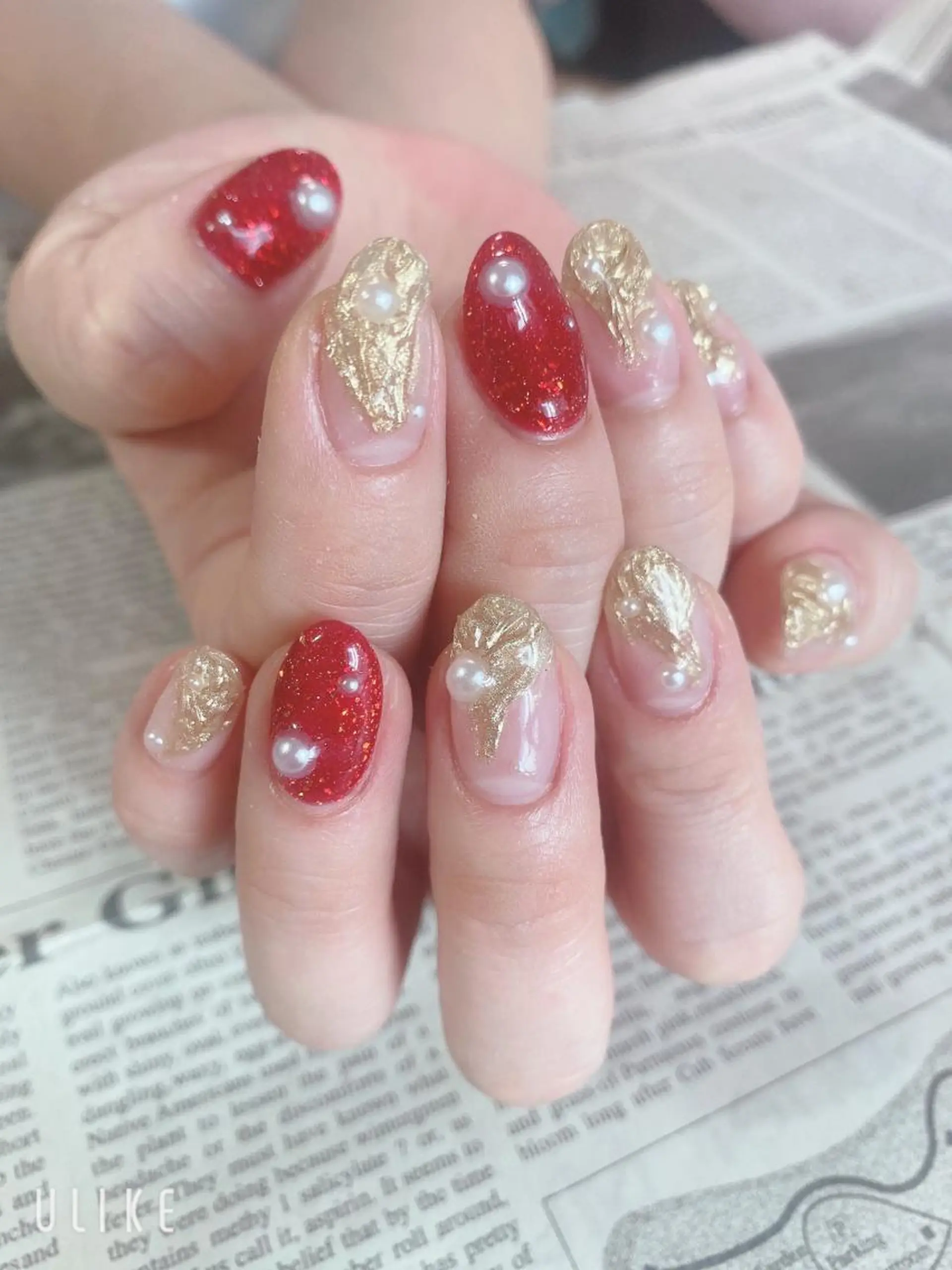 ネイル ミラーネイル ハンドネイル ハンドケア 森山 舞のネイルデザイン