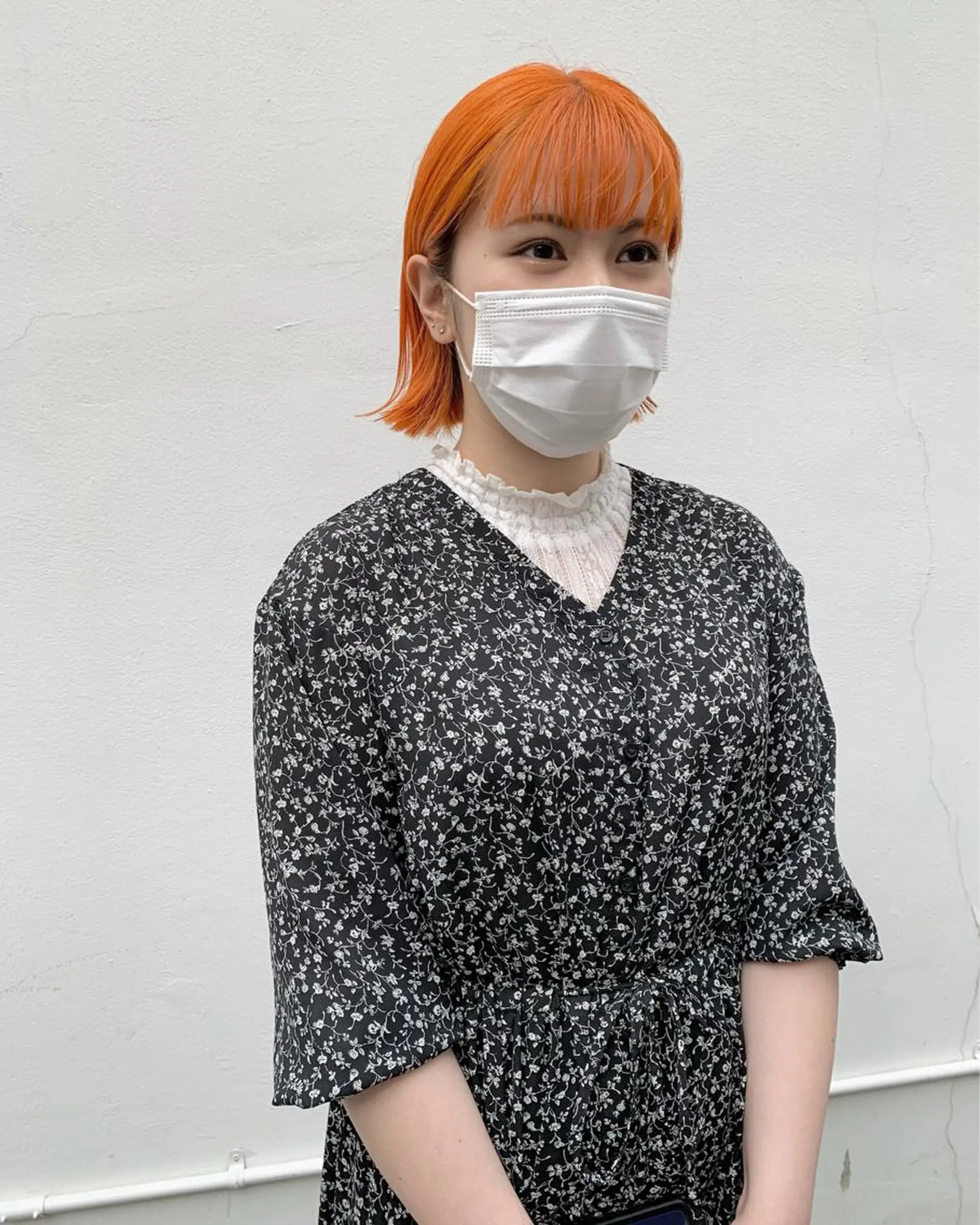 ショート カラー オレンジ tension 【テンション】のヘアスタイル