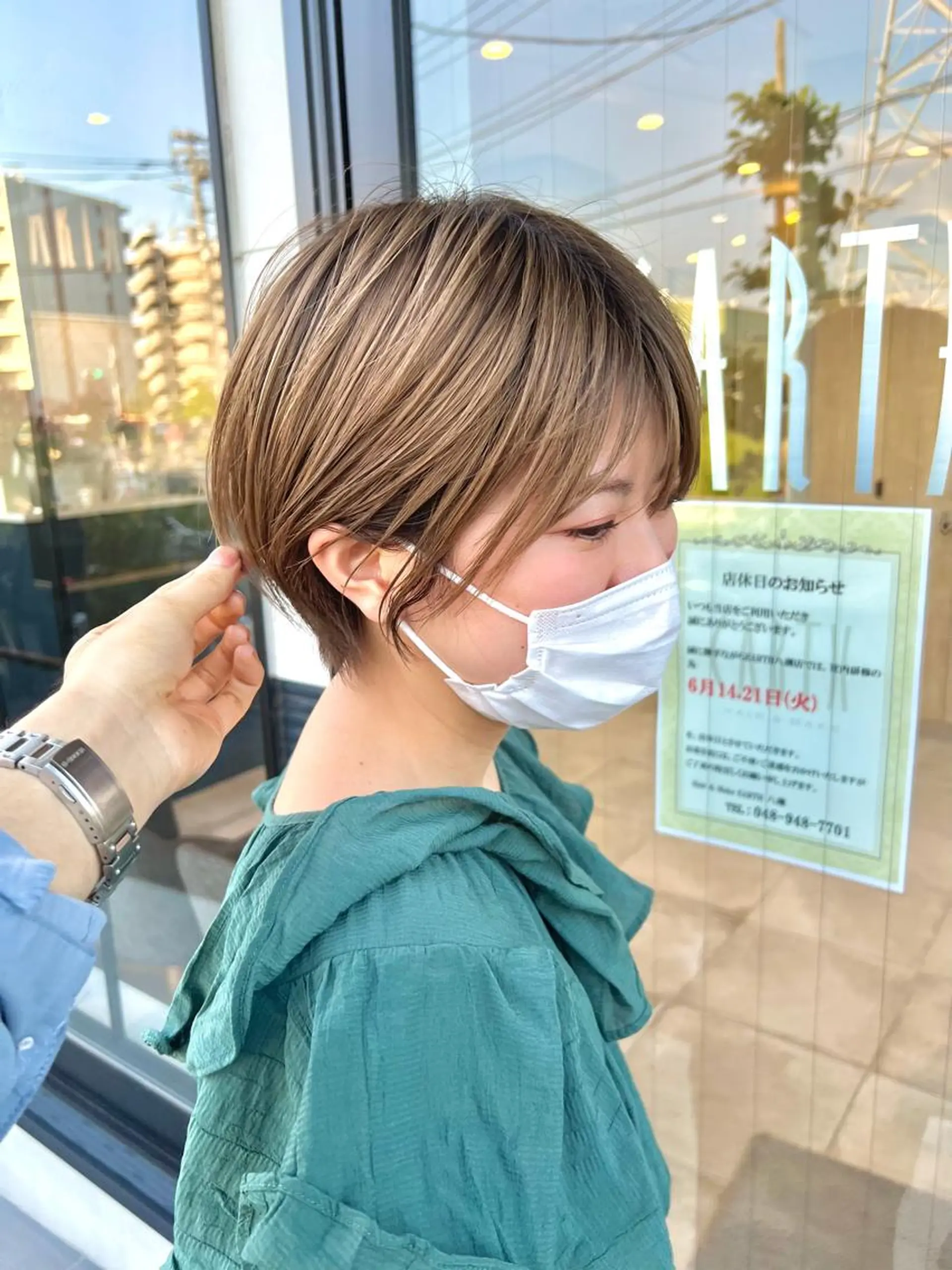 ショート ショートボブ 丸みショート ボブ ショートヘア EARTH八潮 樋口のヘアスタイル