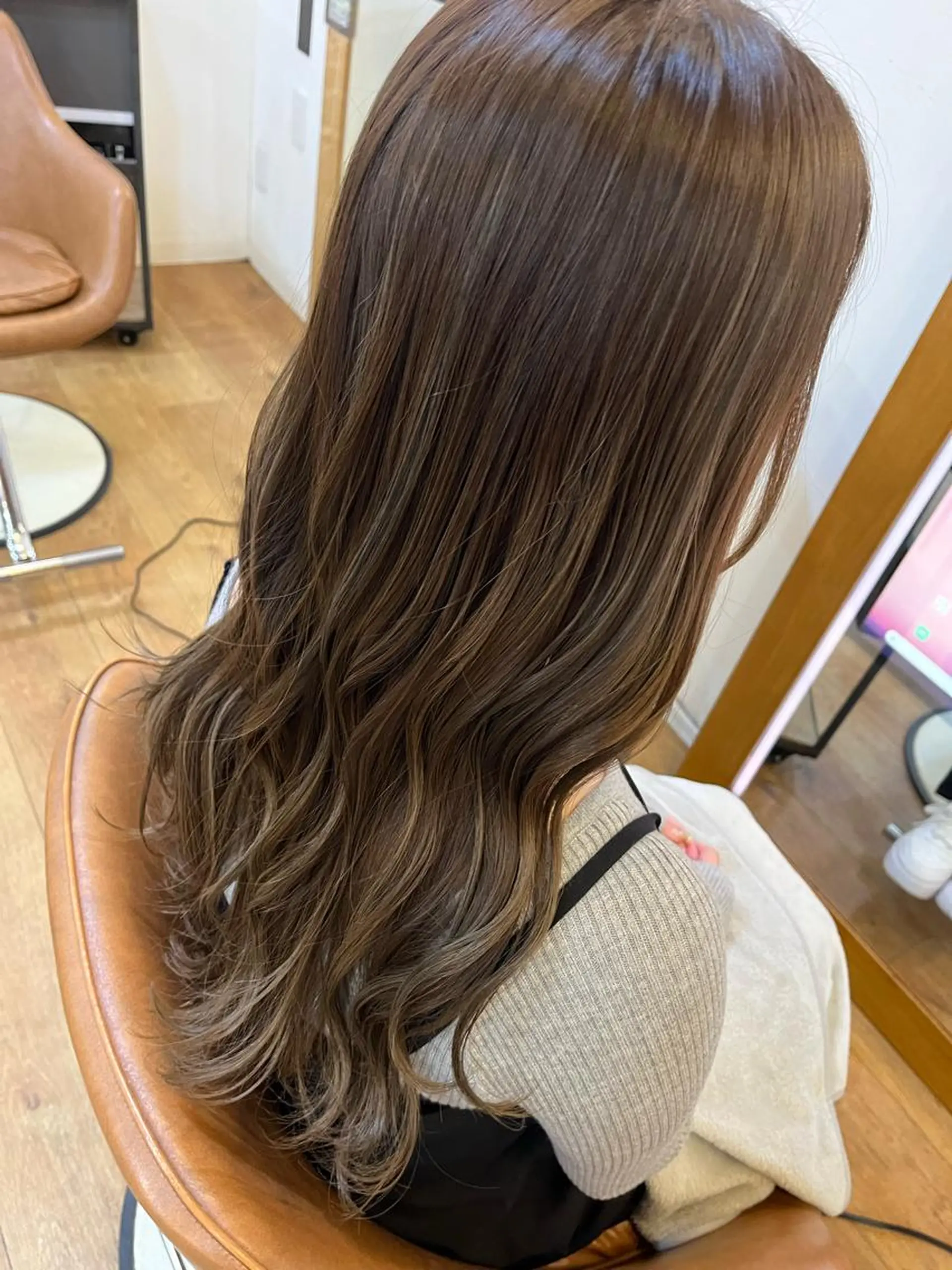 ロング カラー be’leef.ric 守口店所属・beleef守口店 reinaのヘアスタイル