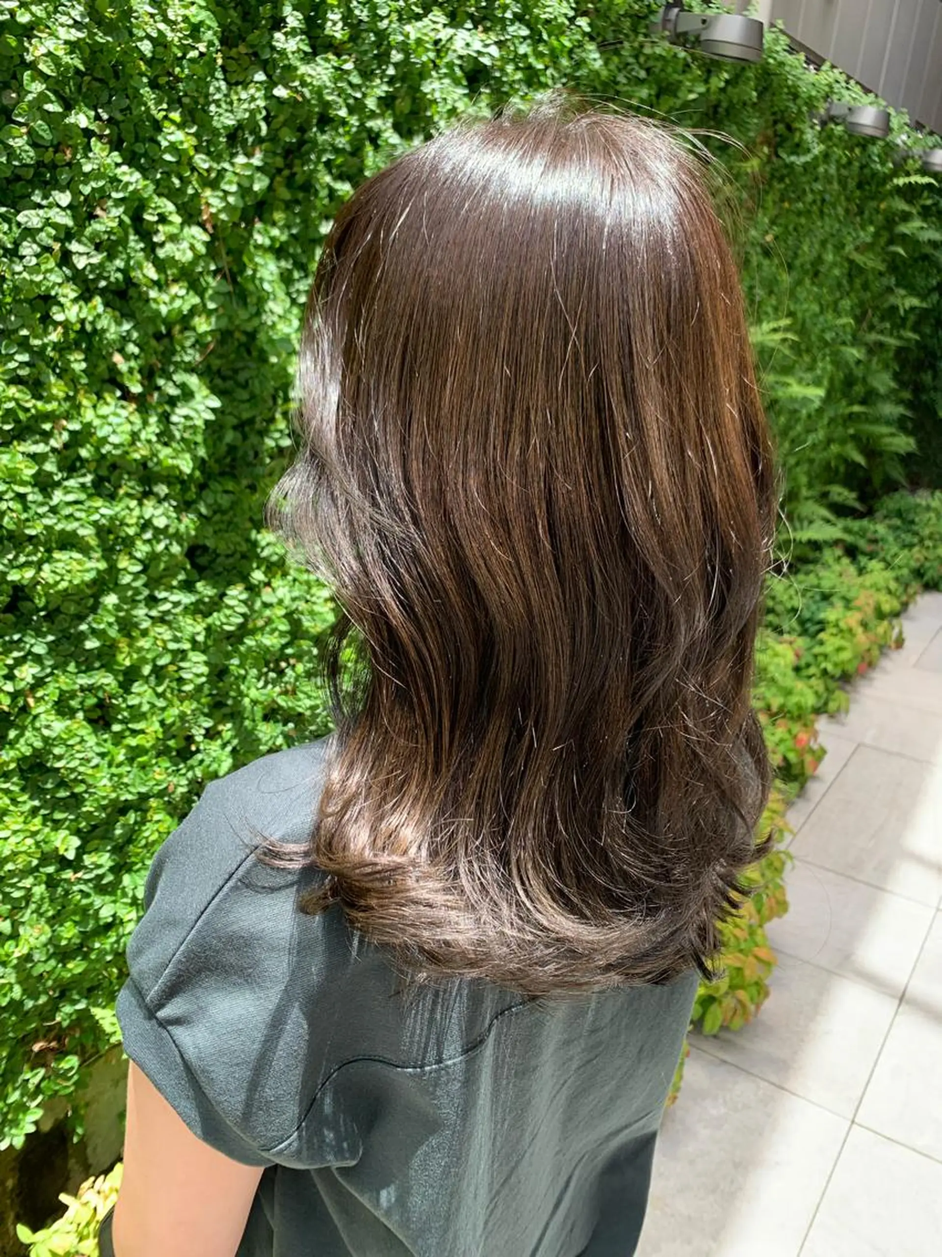 セミロング トリートメント ヘアカラー LITTLE _KATOのヘアスタイル