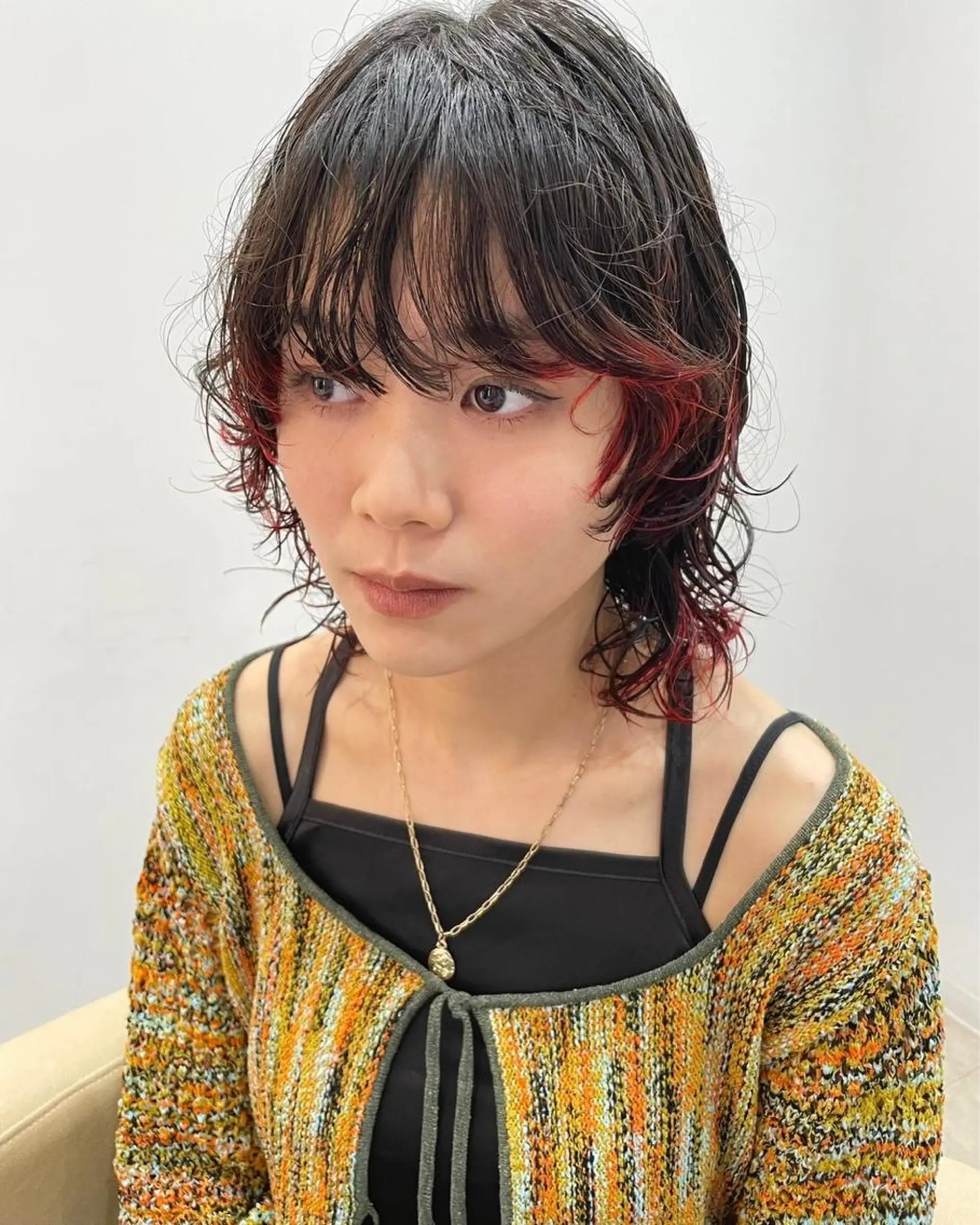 ミディアム カラー arte MAYU カットモデル募集のヘアスタイル