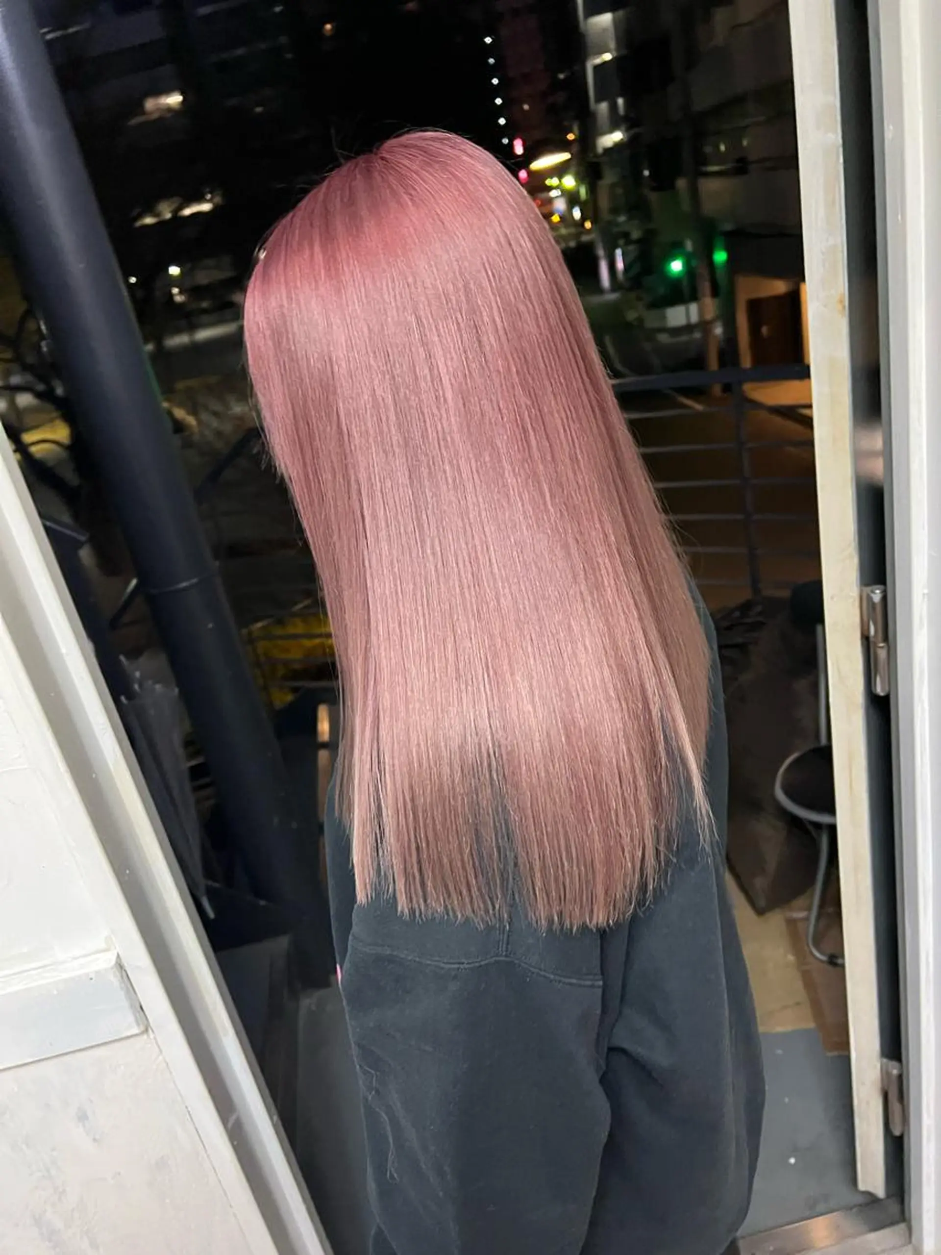 セミロング カラー ピンクカラー ヘアカラー トリートメント PSY(サイ)所属・PSY(サイ)池袋 金田尚久🎨のヘアスタイル
