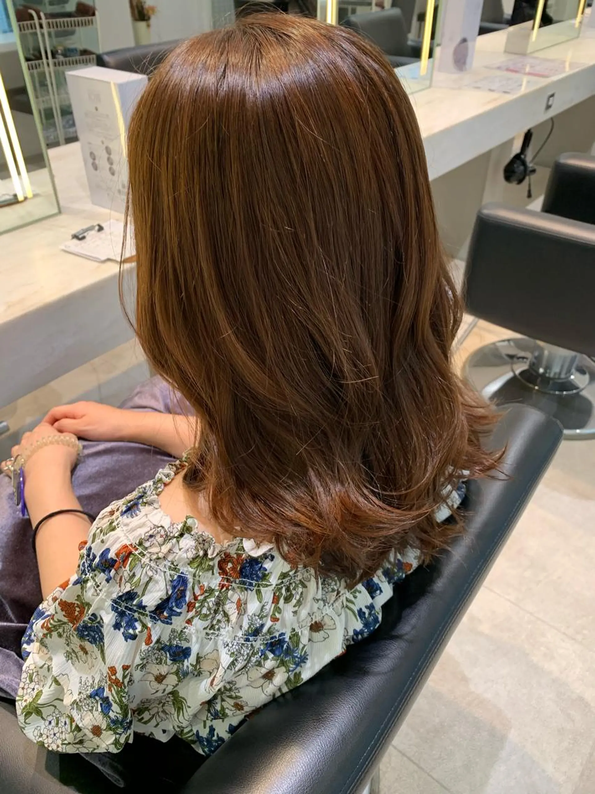 ミディアム ヘアアレンジ 🫧透明感カラー/ ボブ/小笠原汐海🪽のヘアスタイル