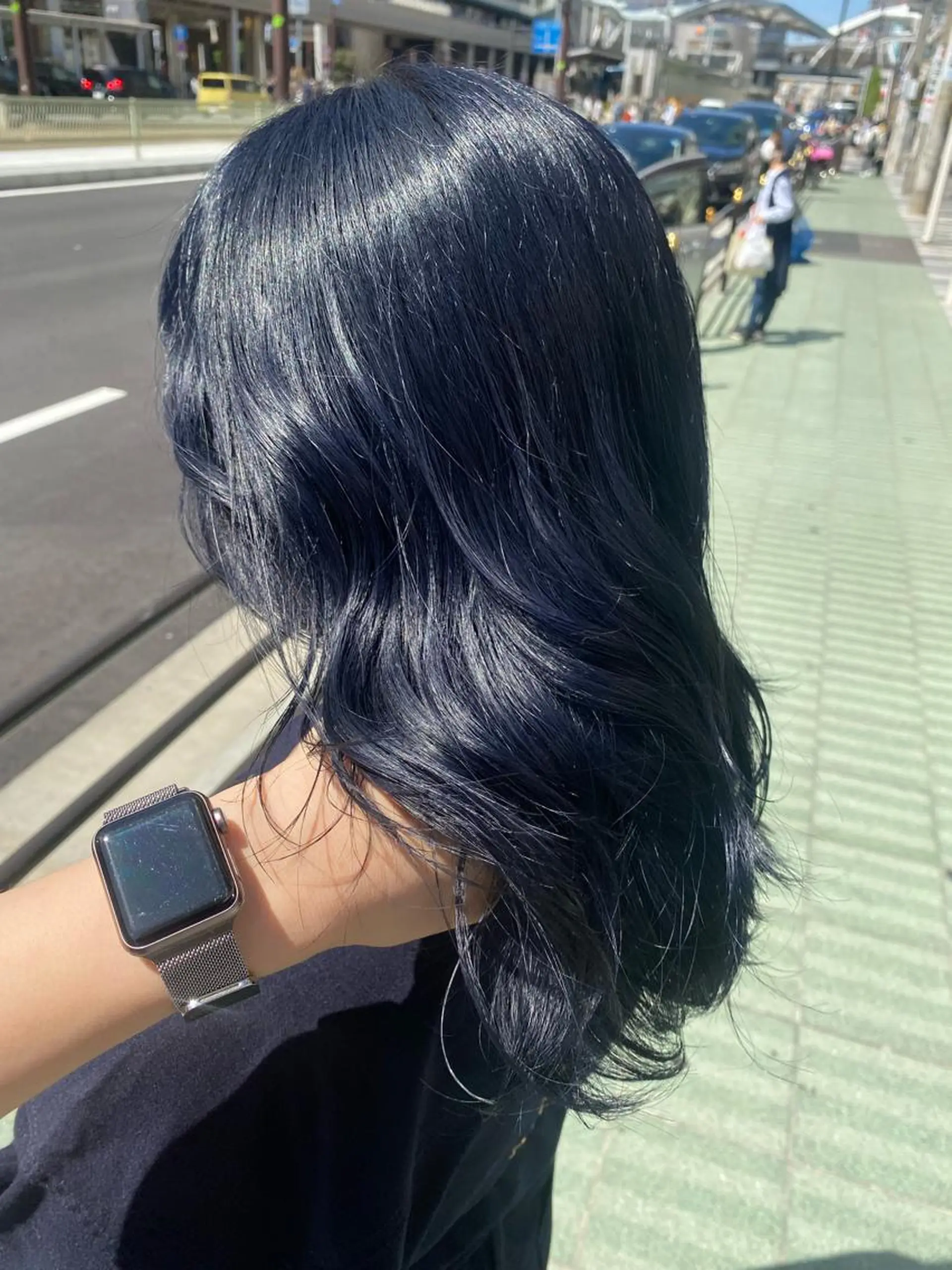 ミディアム カット ヘアカラー トリートメント ココロ☀️ CLUTCH天王寺店のヘアスタイル