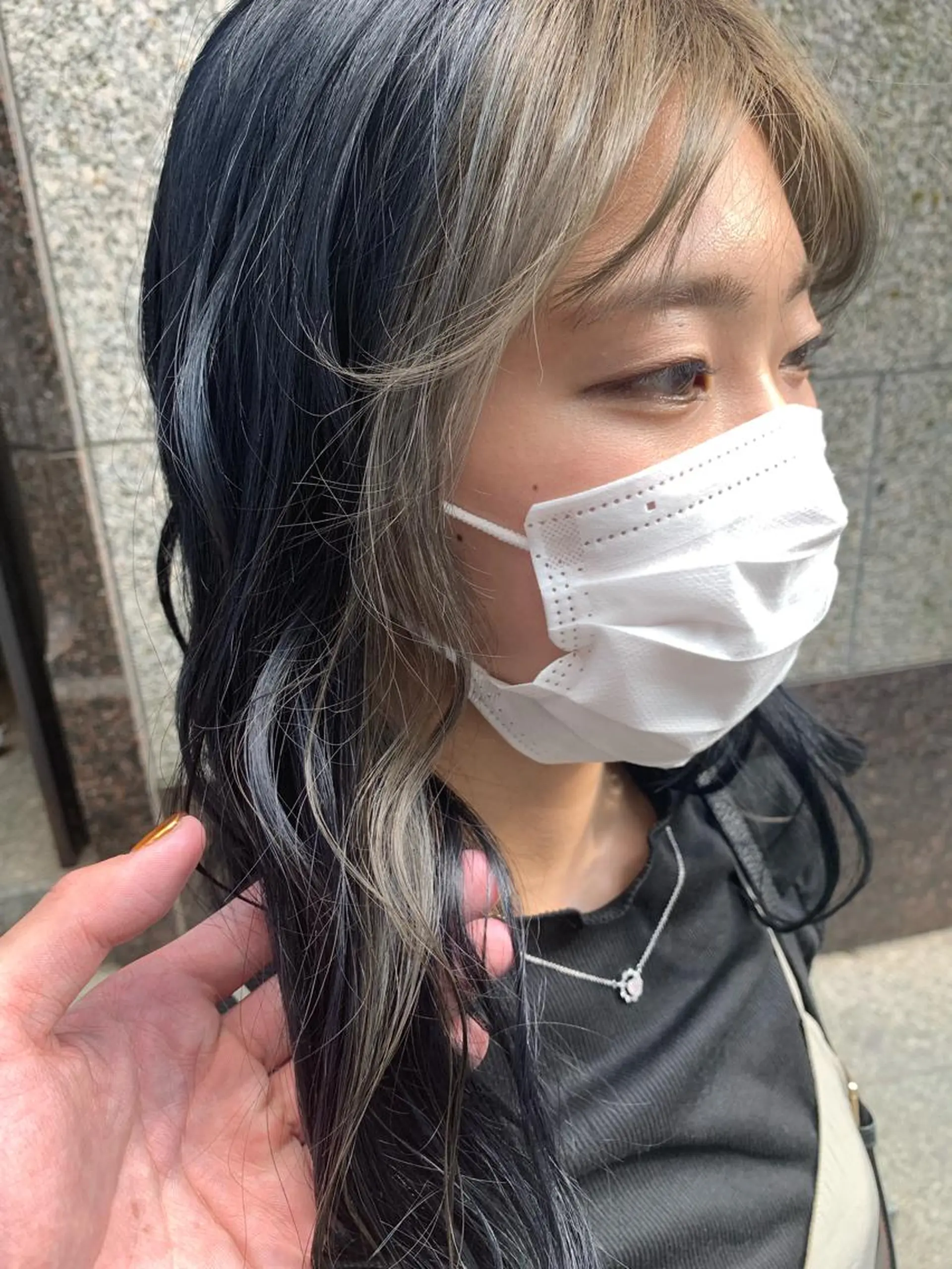 ミディアム カラー ヘアアレンジ ベージュカラー ブリーチ ケアブリーチ カシス ダブルカラー ✨🧸チバ ダイスケ🧸✨のヘアスタイル