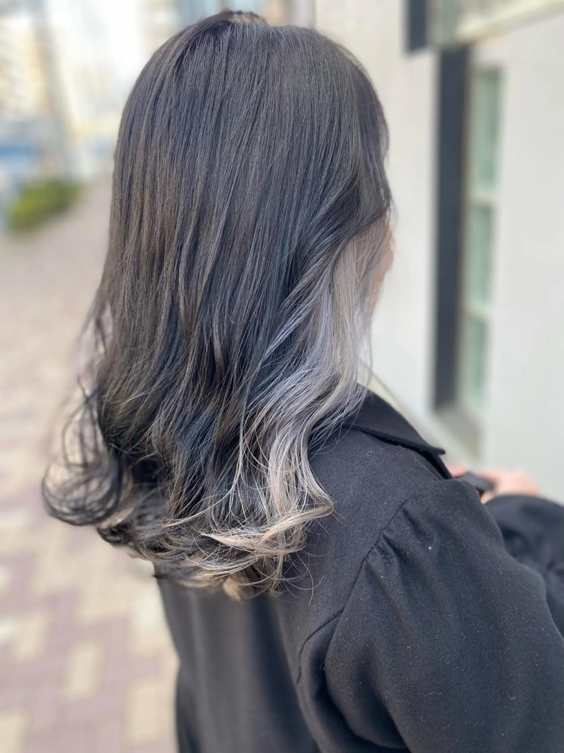 セミロング カラー ヘアカラー トリートメント 髪質改善🌟透明感 🌟三塚有紀子のヘアスタイル