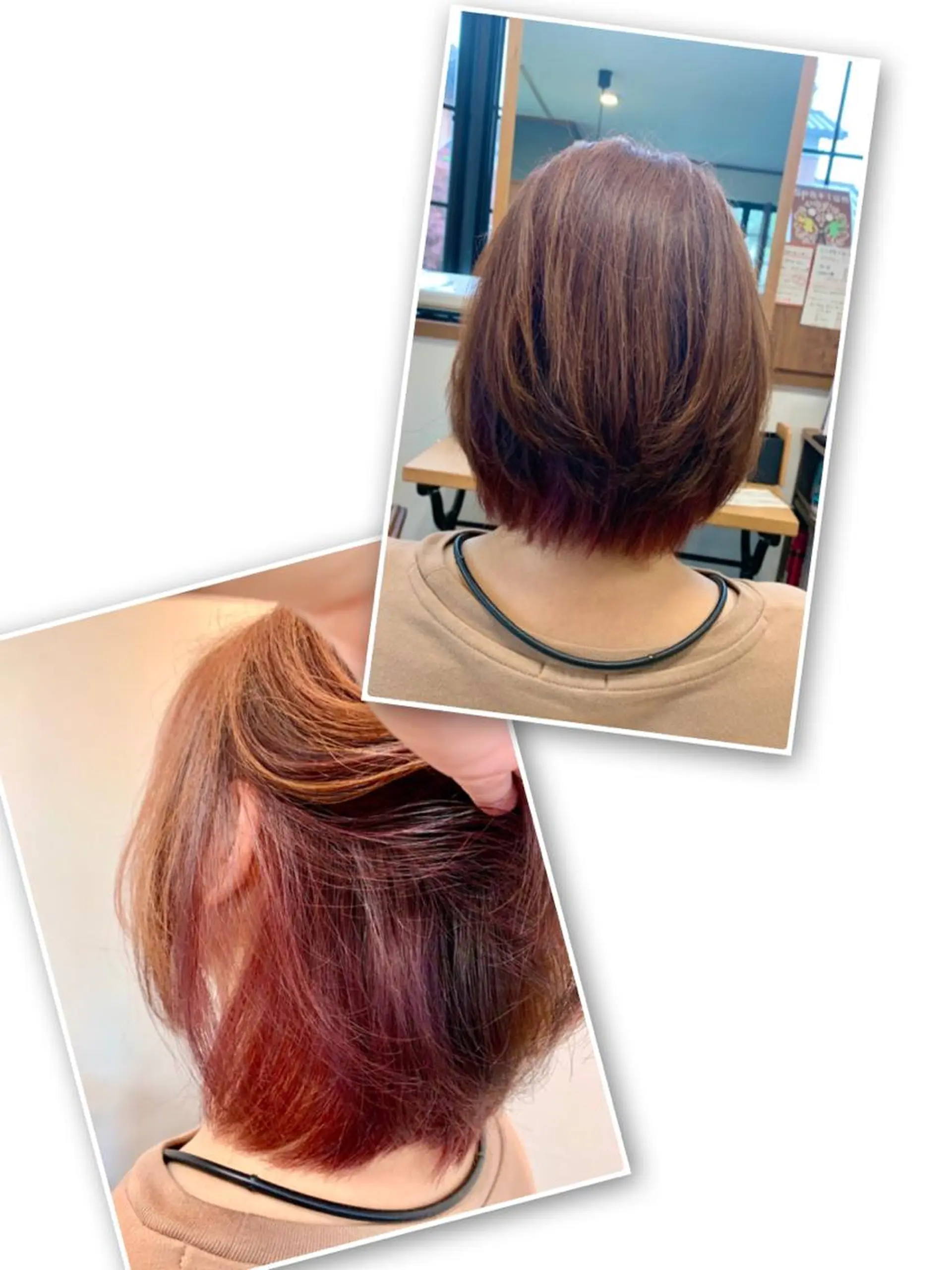 ミディアム カラー 小林 由里香のヘアスタイル