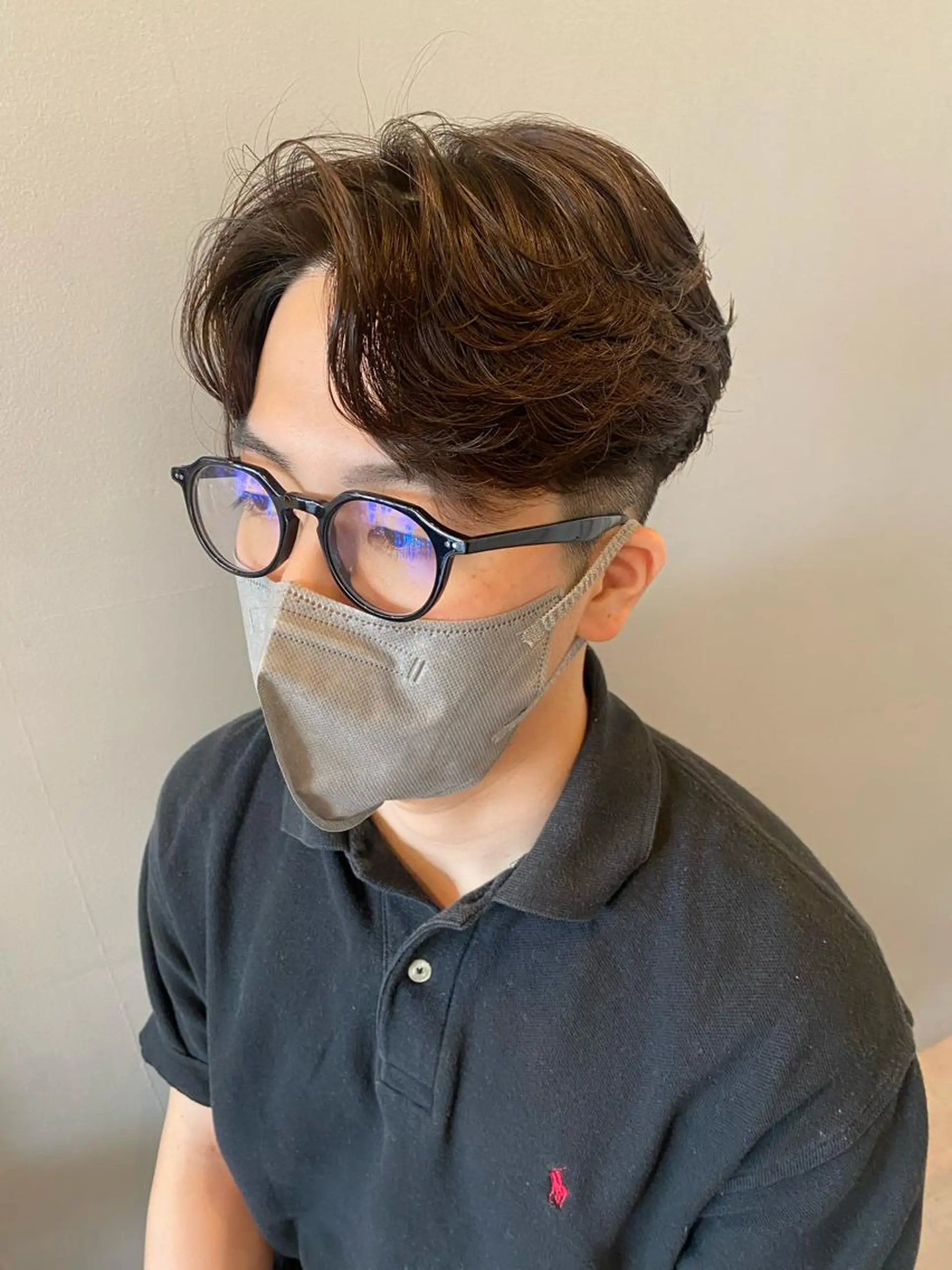 ショート パーマ メンズ カット パーマ トリートメント Dxxxx III所属・女性目線の大人 メンズ*Ayakaのヘアスタイル