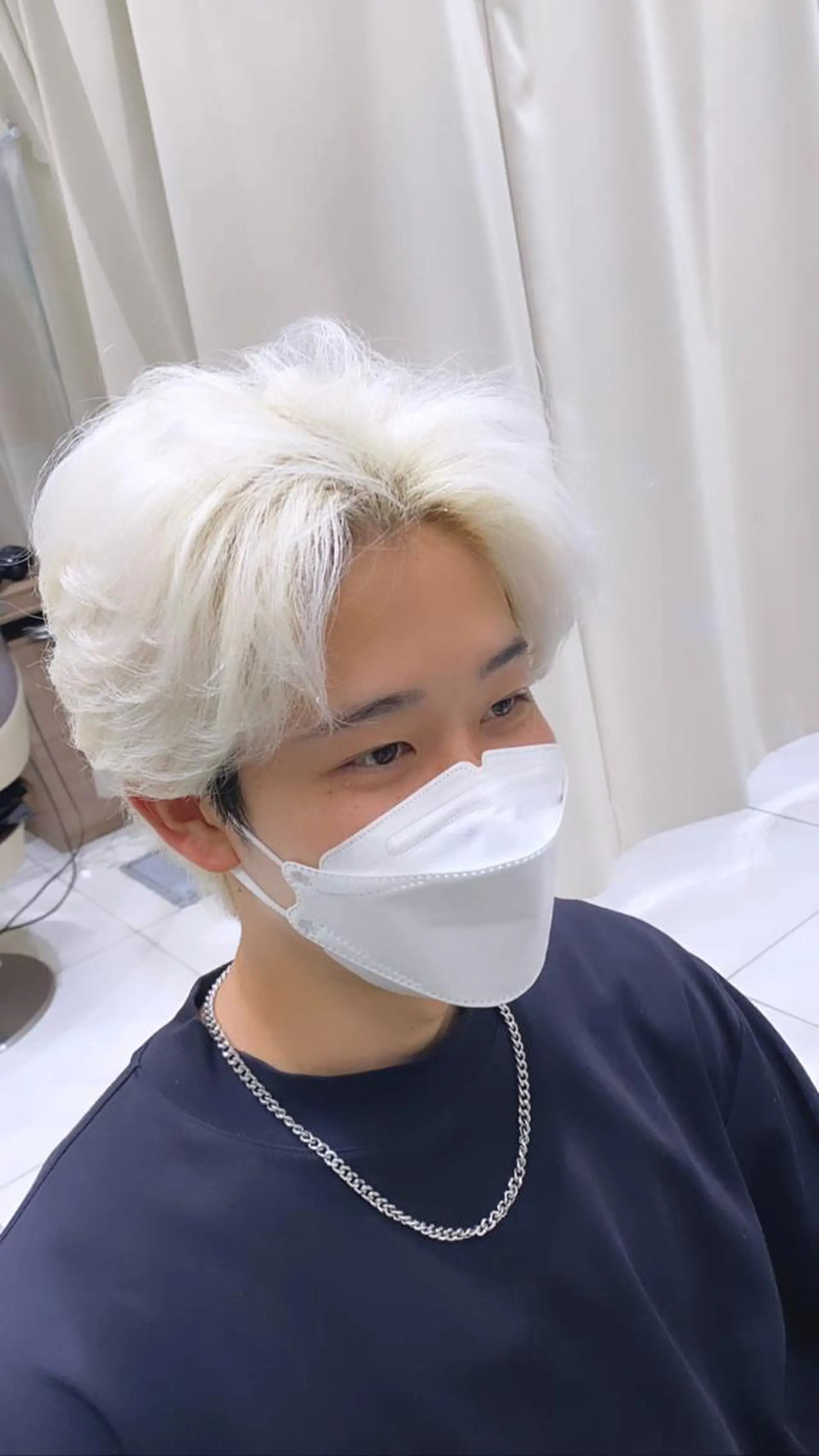 ショート カラー メンズ ヘアカラー ハイトーン特化🌟 カワシマシュンスケのヘアスタイル