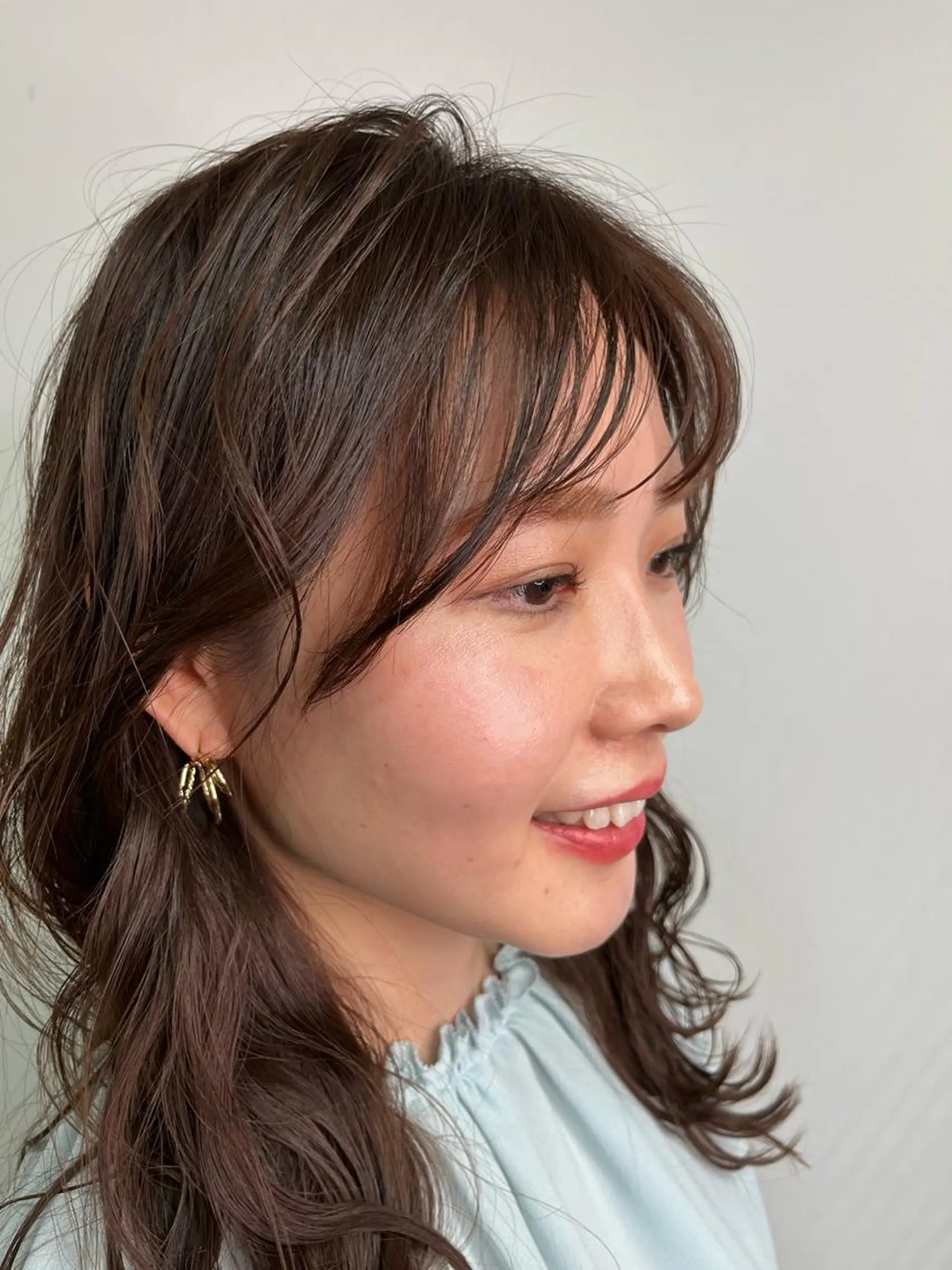 ロング カラー ウスイマイコ カット/ケアカラーのヘアスタイル