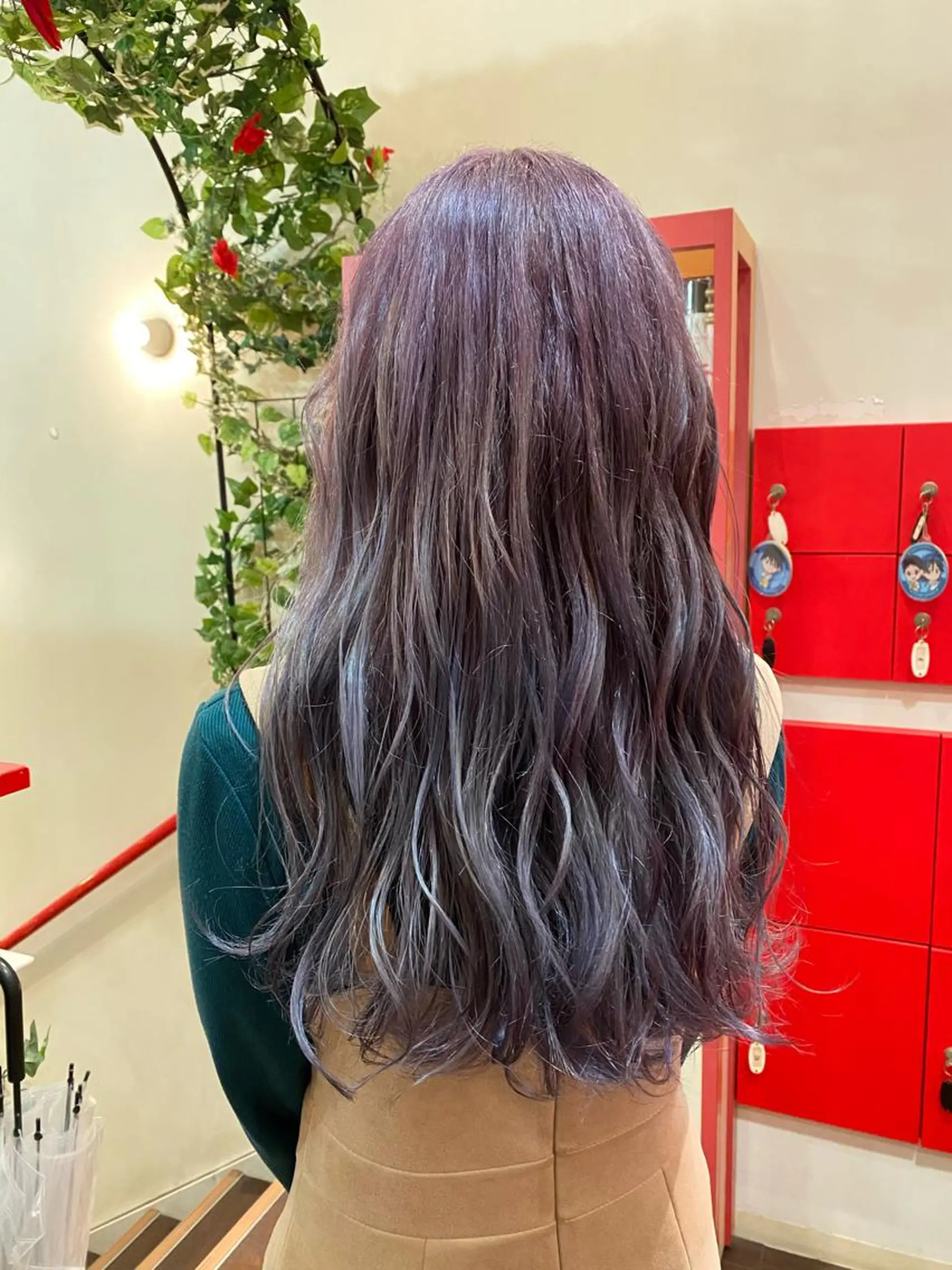 ロング ヘアカラー ゆぴ☾‪/推しカラー /ハイトーンのヘアスタイル