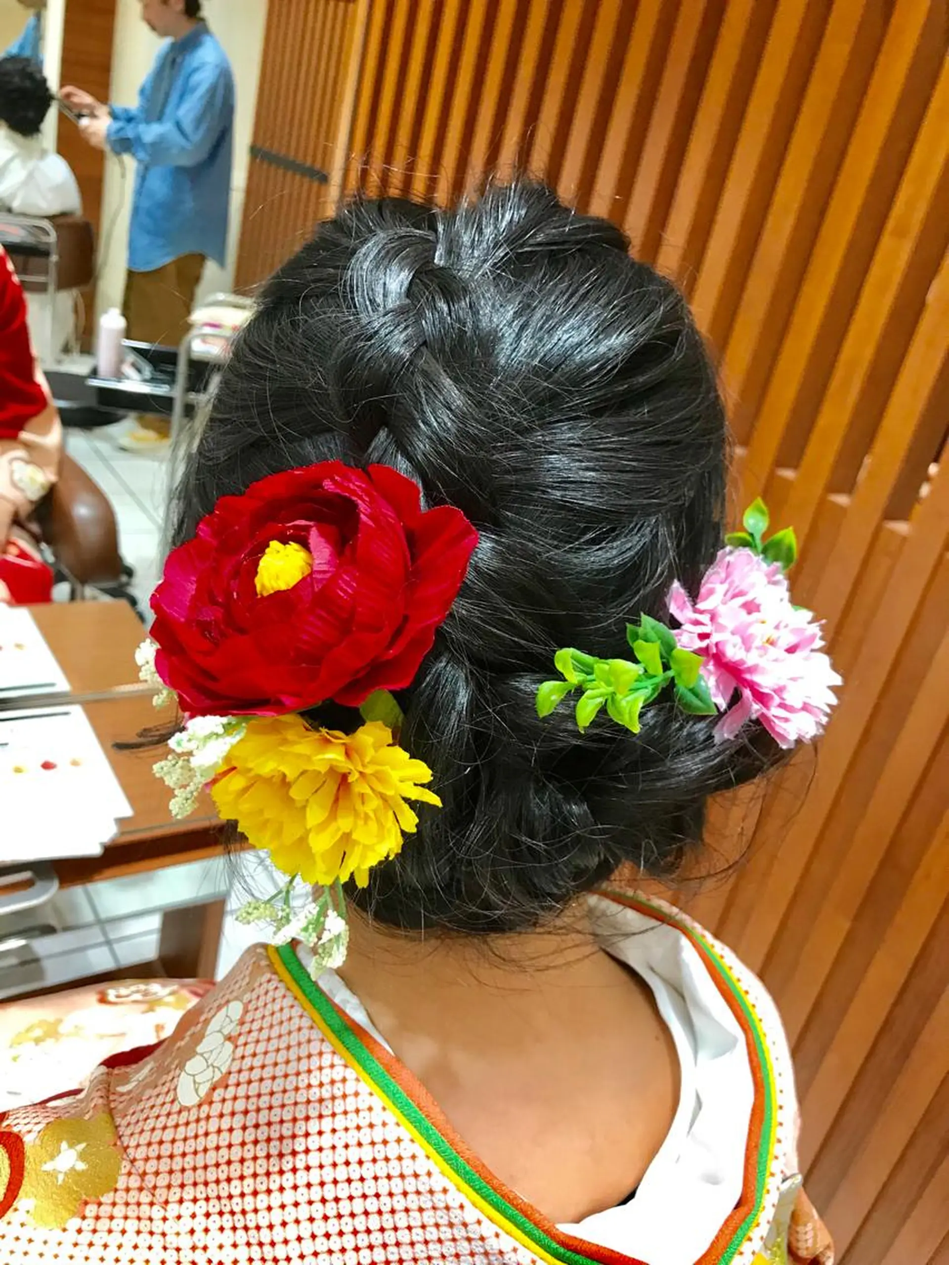 ヘアアレンジ 成人式 テラモト カズヨシのヘアスタイル