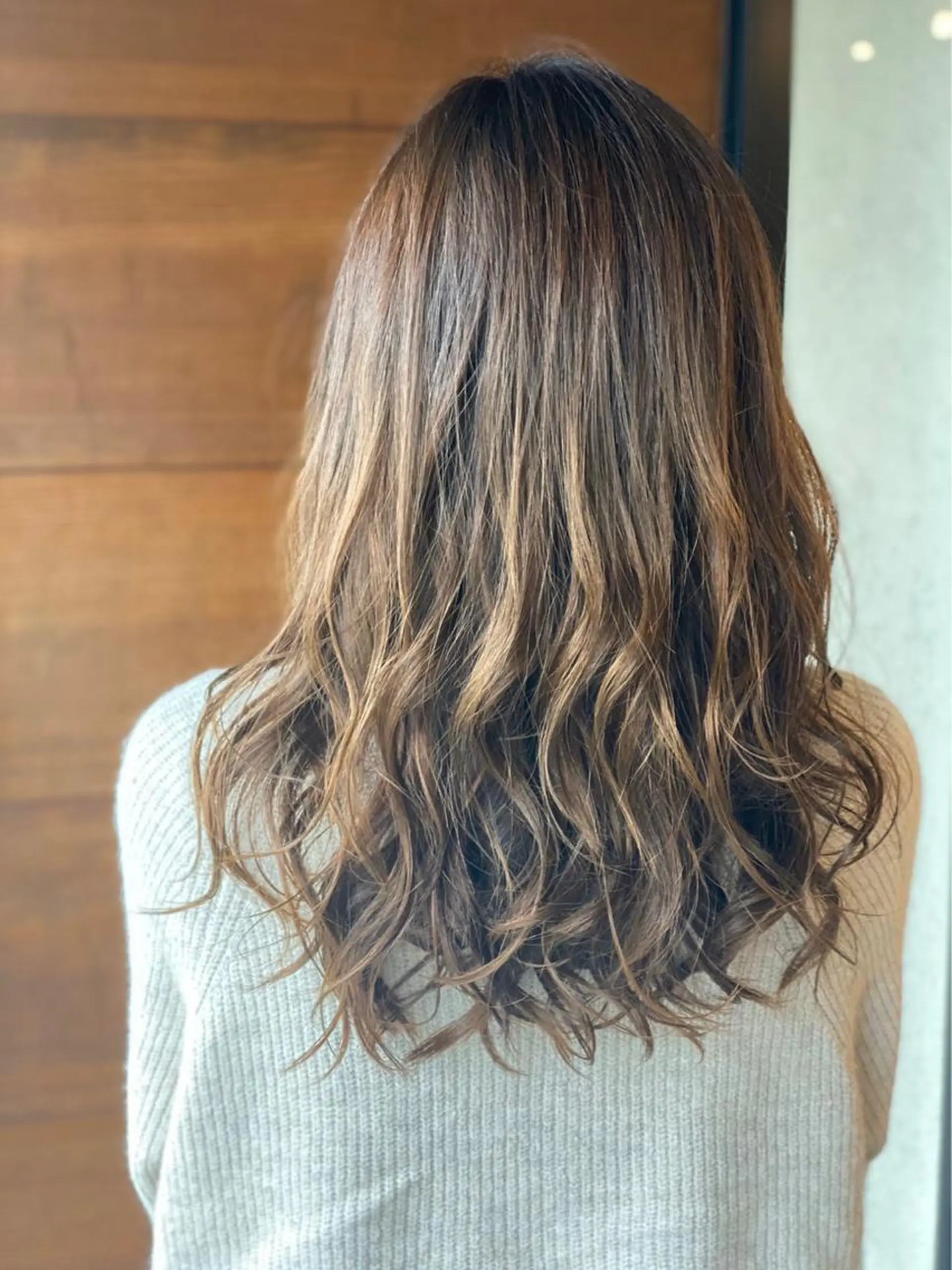 セミロング カラー ヘアカラー トリートメント IORI #韓国ヘア#髪質改善のヘアスタイル