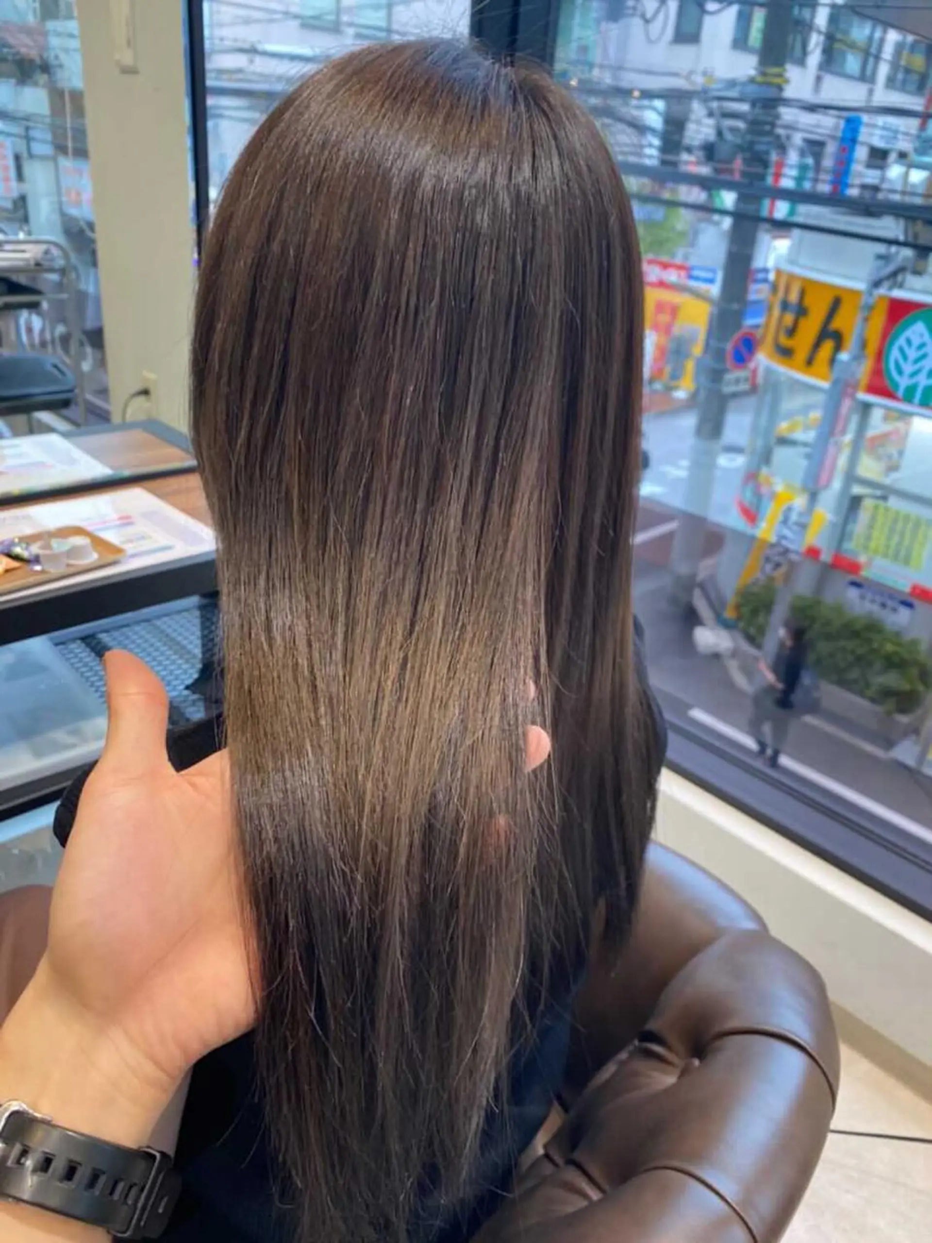 セミロング カラー 💎エクステ専門店 BIZE梅田🇰🇷のヘアスタイル