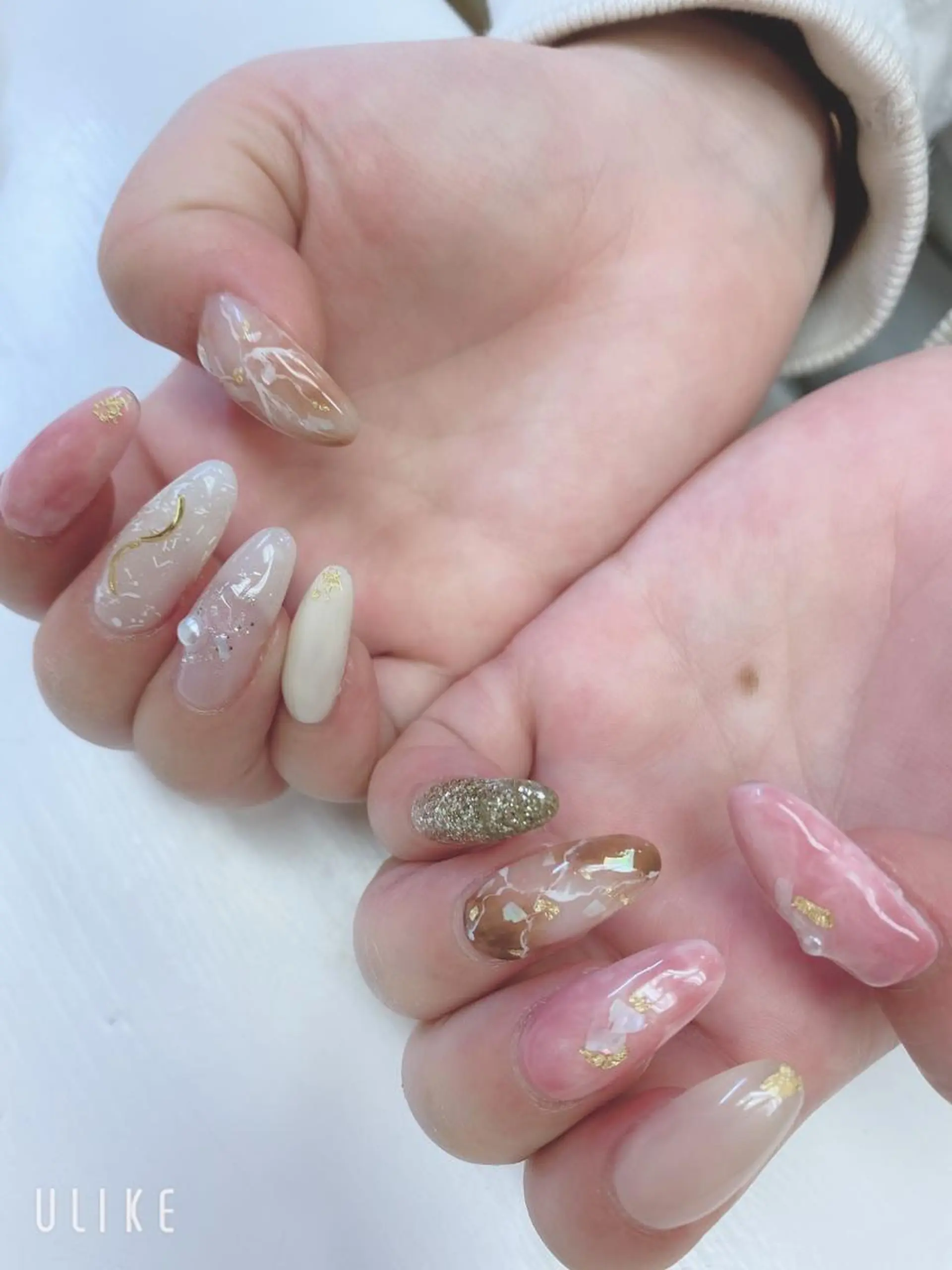 ミディアム ハンドネイル JNA認定講師🌸 RIEのネイルデザイン