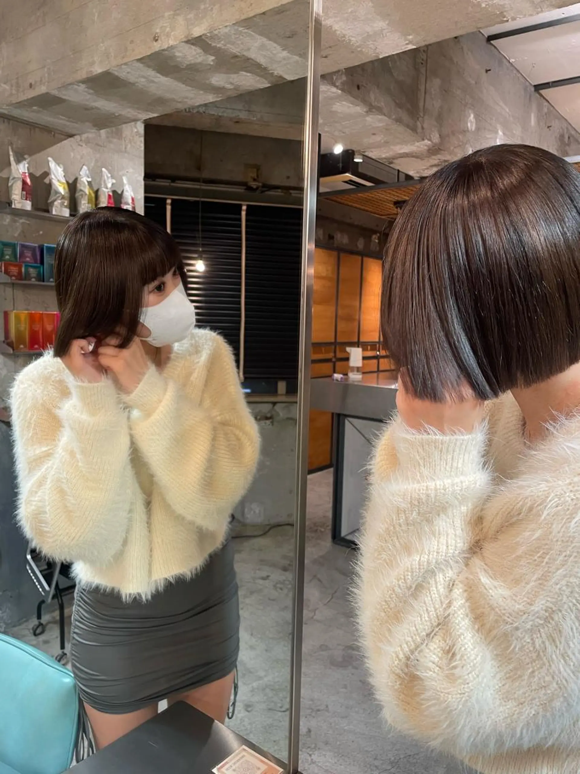 ミディアム カラー ショートカット募集中 /NAGISAのヘアスタイル