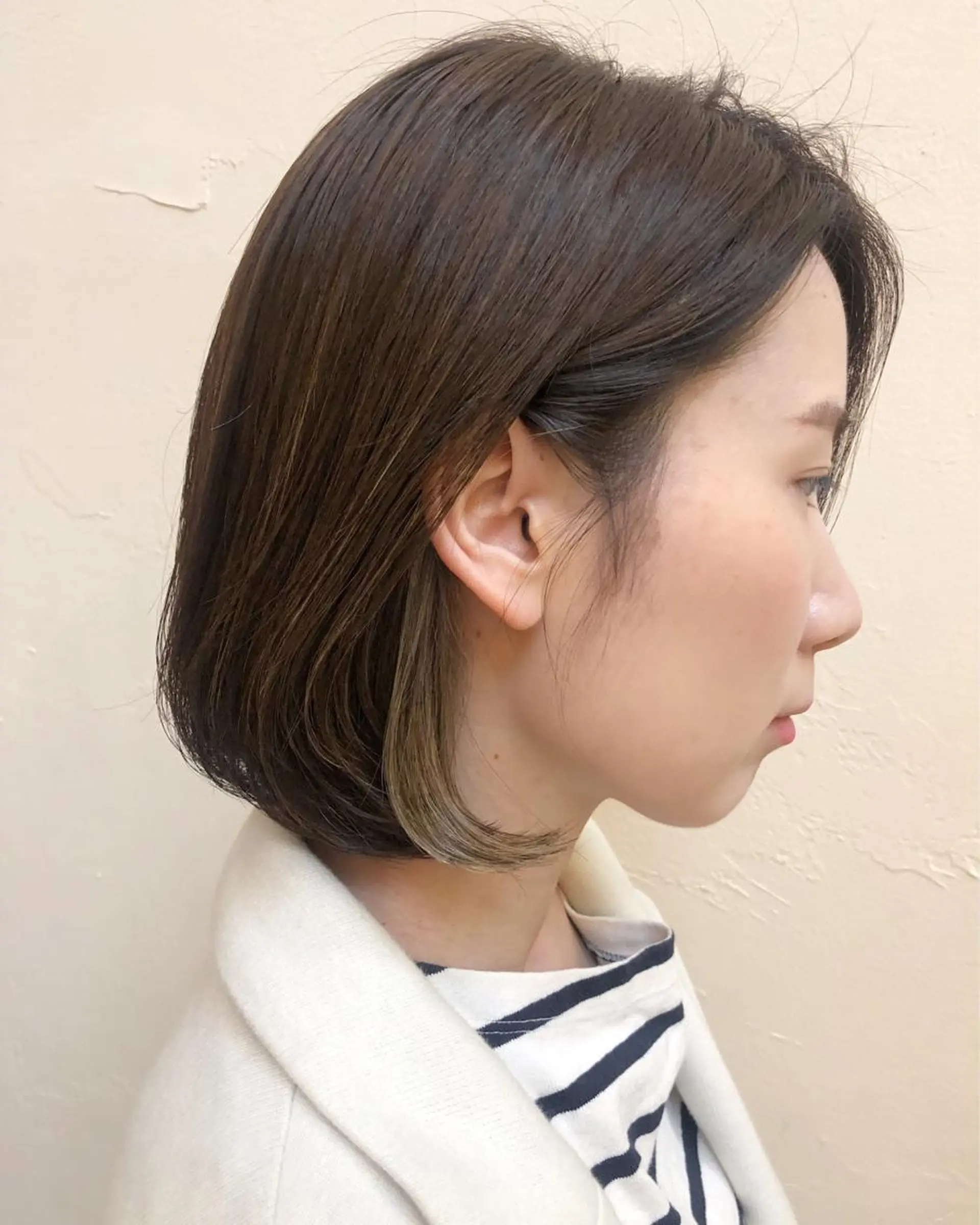 ショート カラー ブリーチ インナーカラー luve heart's And Be  minamisemba所属・脇坂 佳世の眉毛・アイブロウイメージ