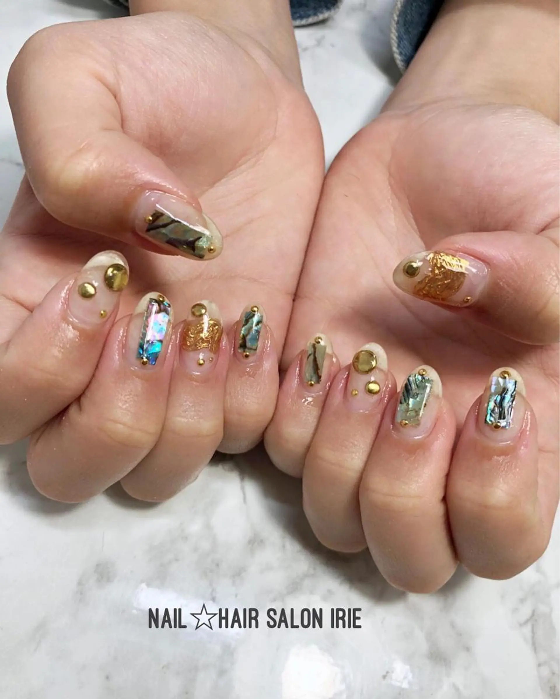 ネイル ハンドネイル Hair salon Irie所属・與儀 知佳のネイルデザイン