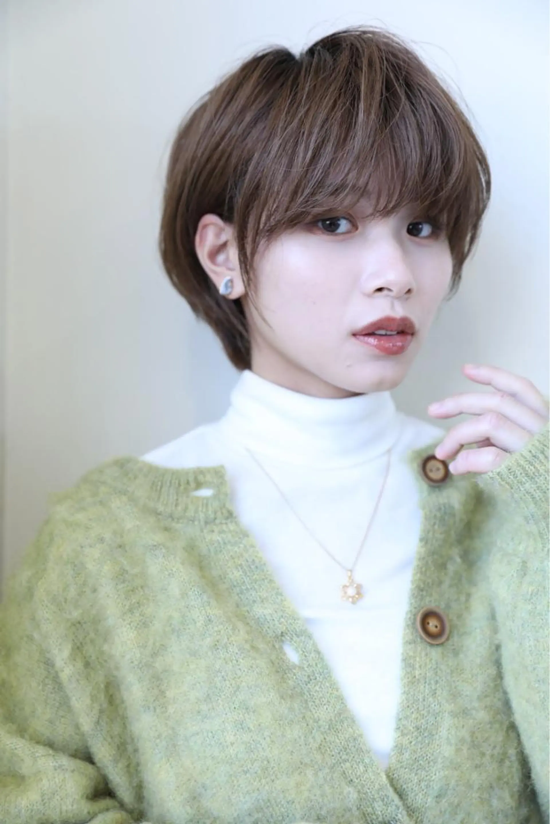 ショート カラー ショートボブ 丸みショート ボブ くびれヘア 髪質改善 BLENDby happiness所属・KAORU/絹髪 /髪質改善/奈良のヘアスタイル