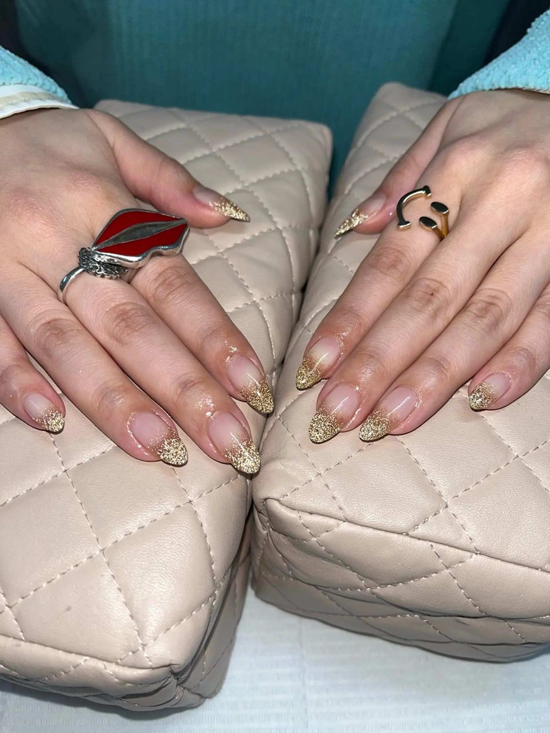 ネイル ハンドネイル goldgleams ちなのネイルデザイン