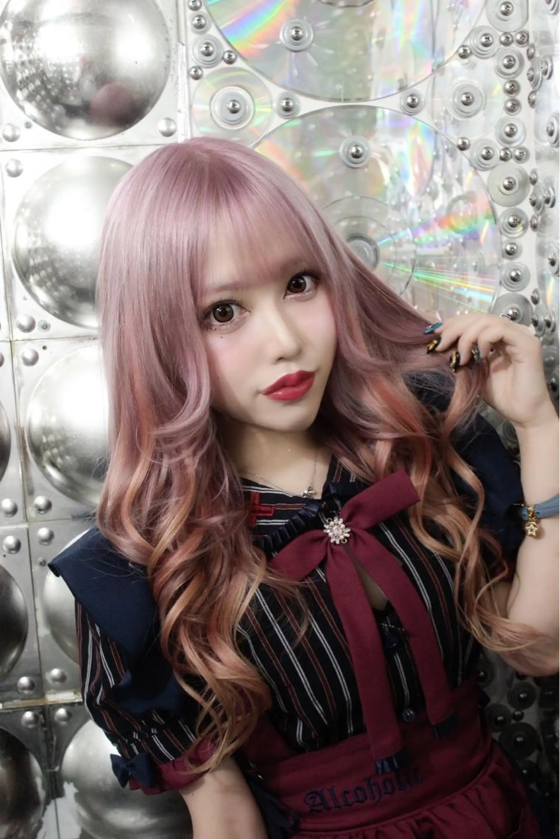 ロング カラー ヘアアレンジ ブリーチ エクステ haco+所属・🌈派手髪エクステ ブレイズ🌈ひろとのヘアスタイル