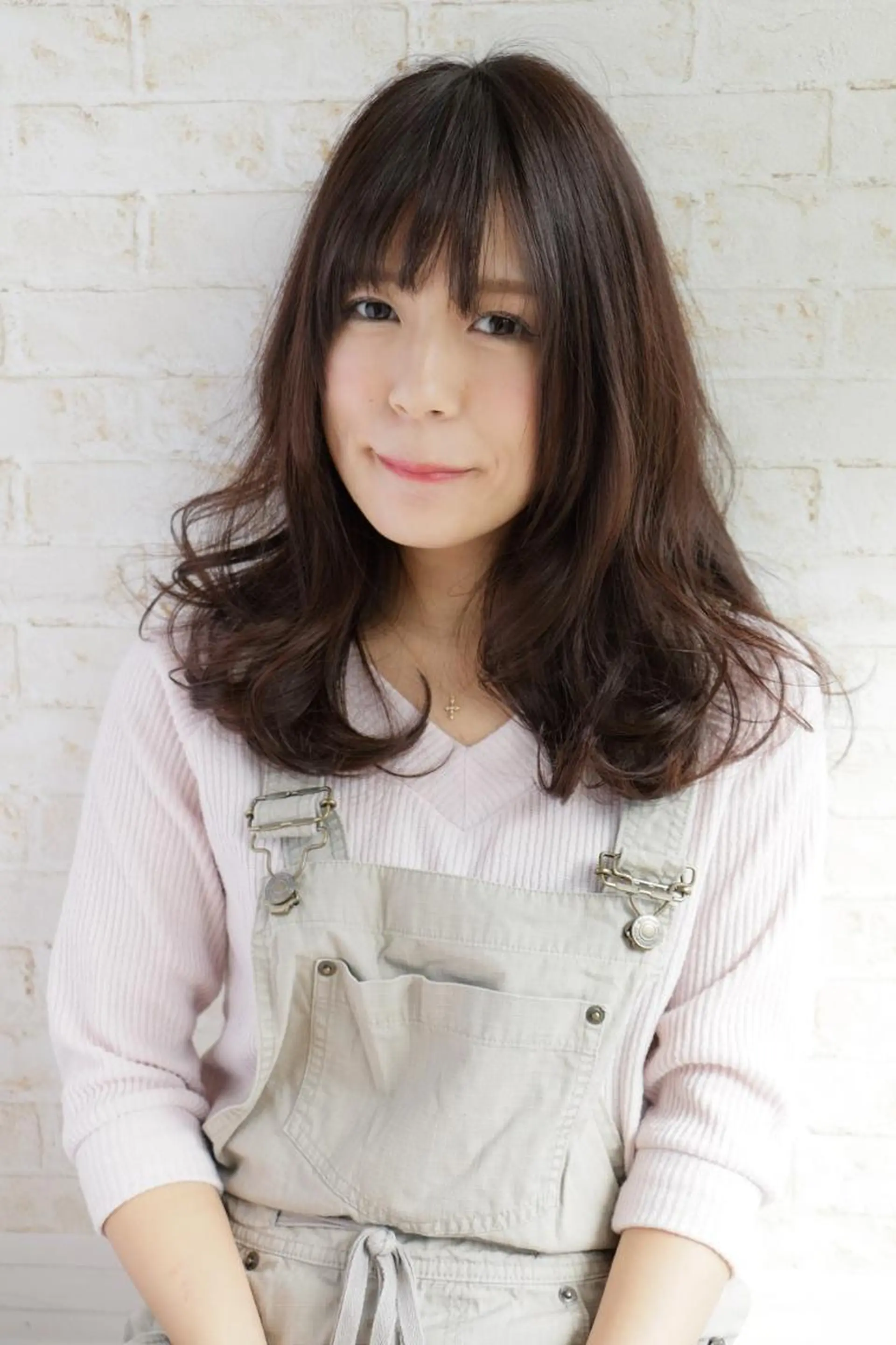 セミロング 角 大輔のヘアスタイル